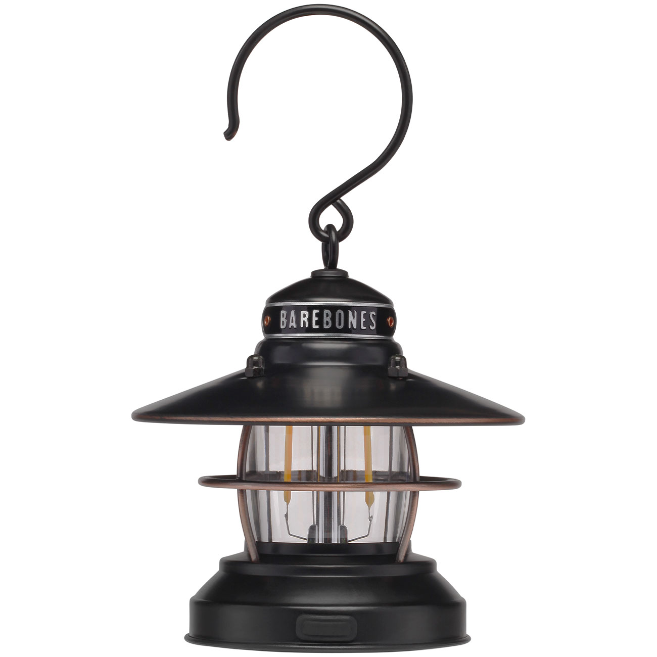 Barebones Mini Laterne Edison 100 Lumen schwarz/bronze inkl. USB-Kabel