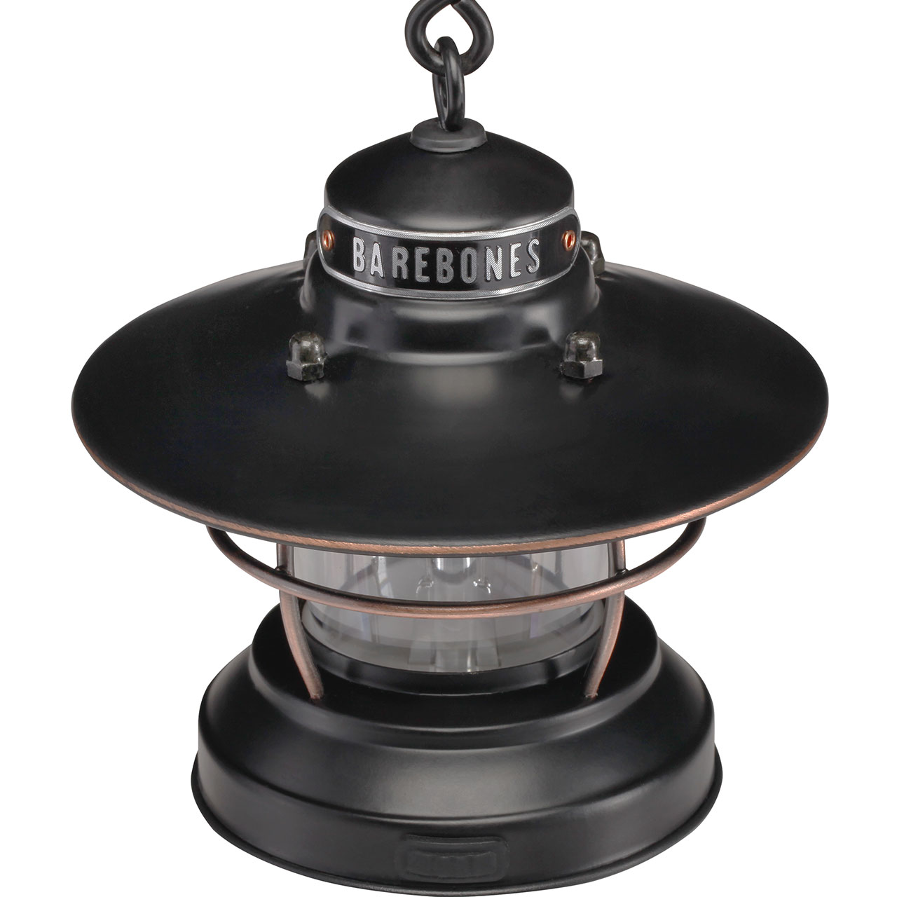 Barebones Mini Laterne Edison 100 Lumen schwarz/bronze inkl. USB-Kabel Bild 3