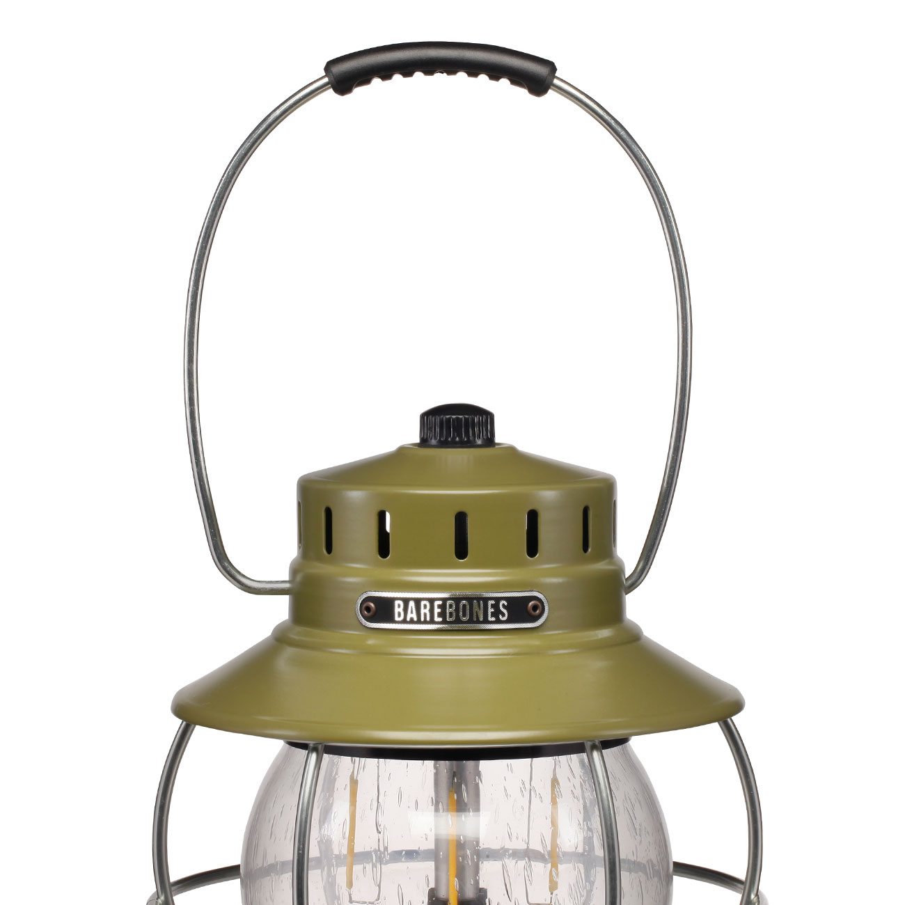 Barebones Laterne Railroad 200 Lumen oliv mit Dimmfunktion inkl. Akku und USB-Ladekabel Bild 10