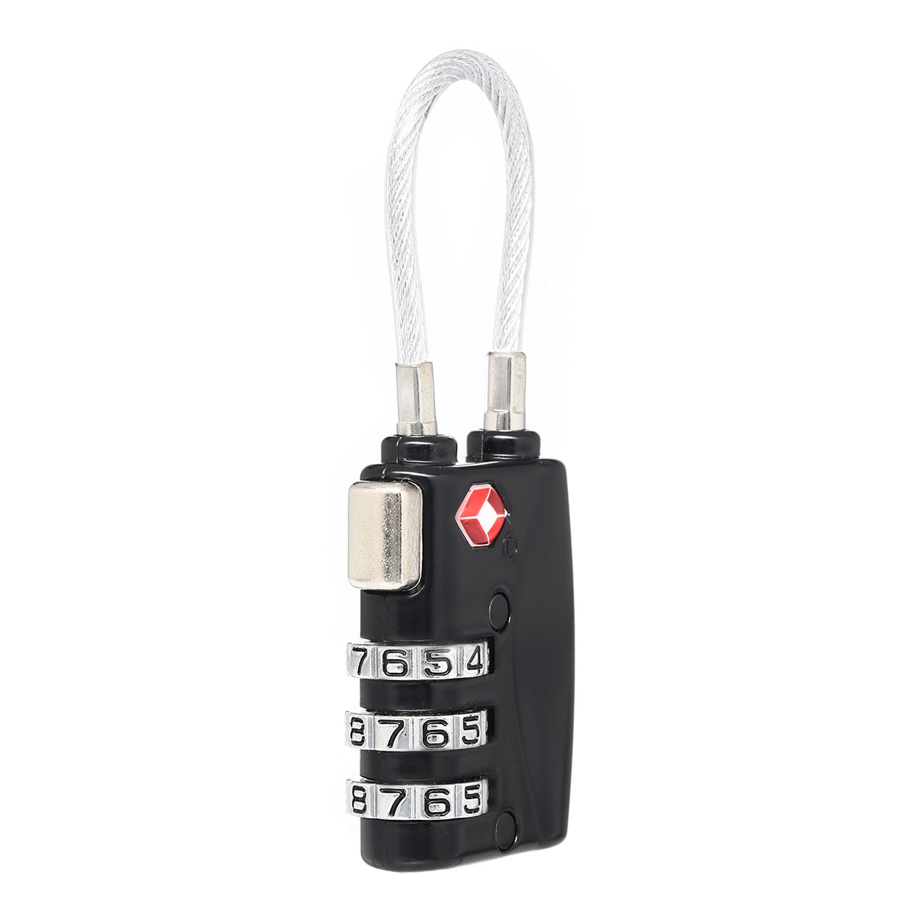 Nuprol TSA Medium / Large / X-Large Case Lock Zahlenschloss mit Bügel schwarz Bild 1