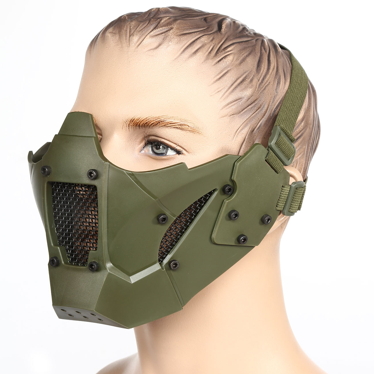 Nuprol Mesh Mask V4 mit Halterung fr / ohne FAST Helme oliv