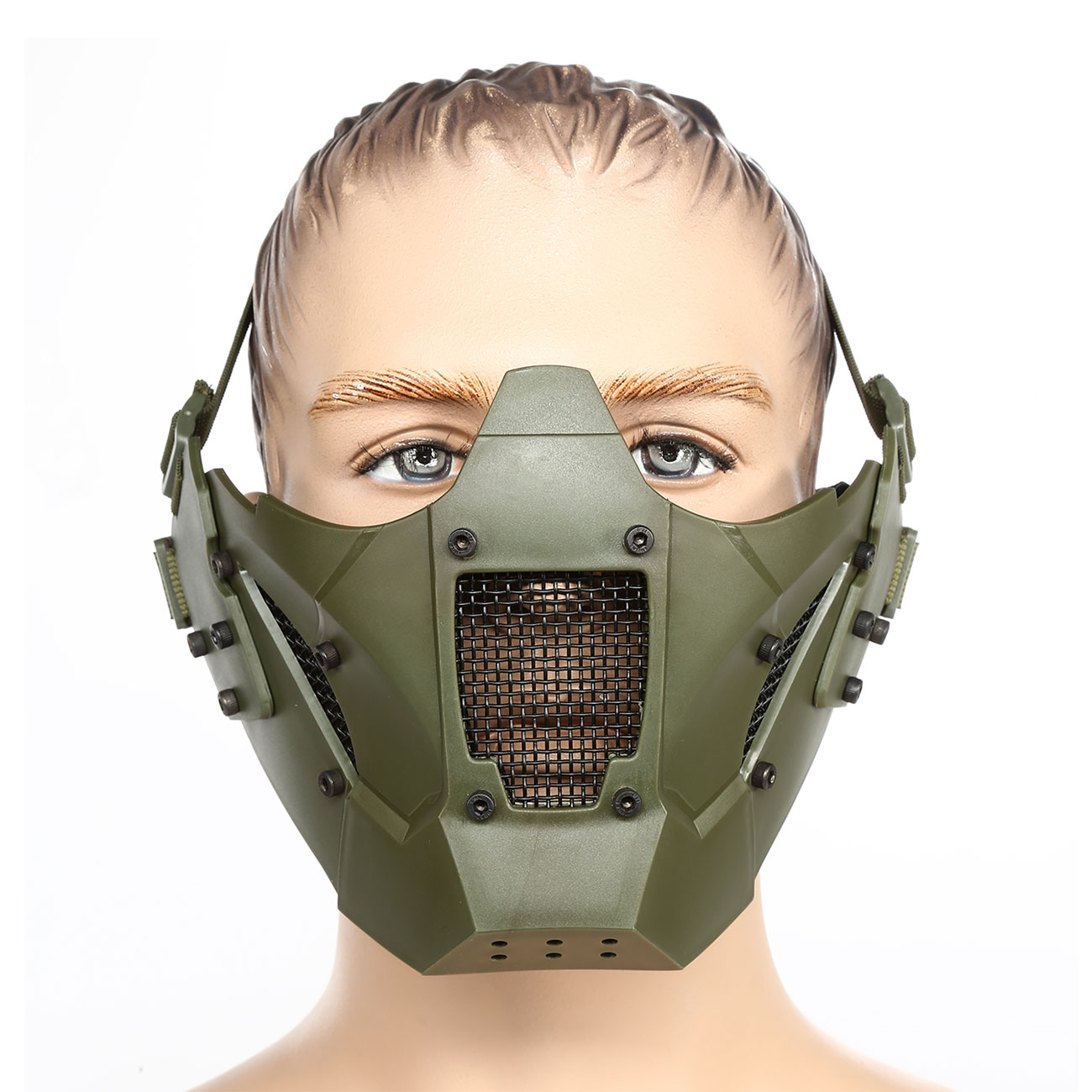 Nuprol Mesh Mask V4 mit Halterung fr / ohne FAST Helme oliv Bild 1