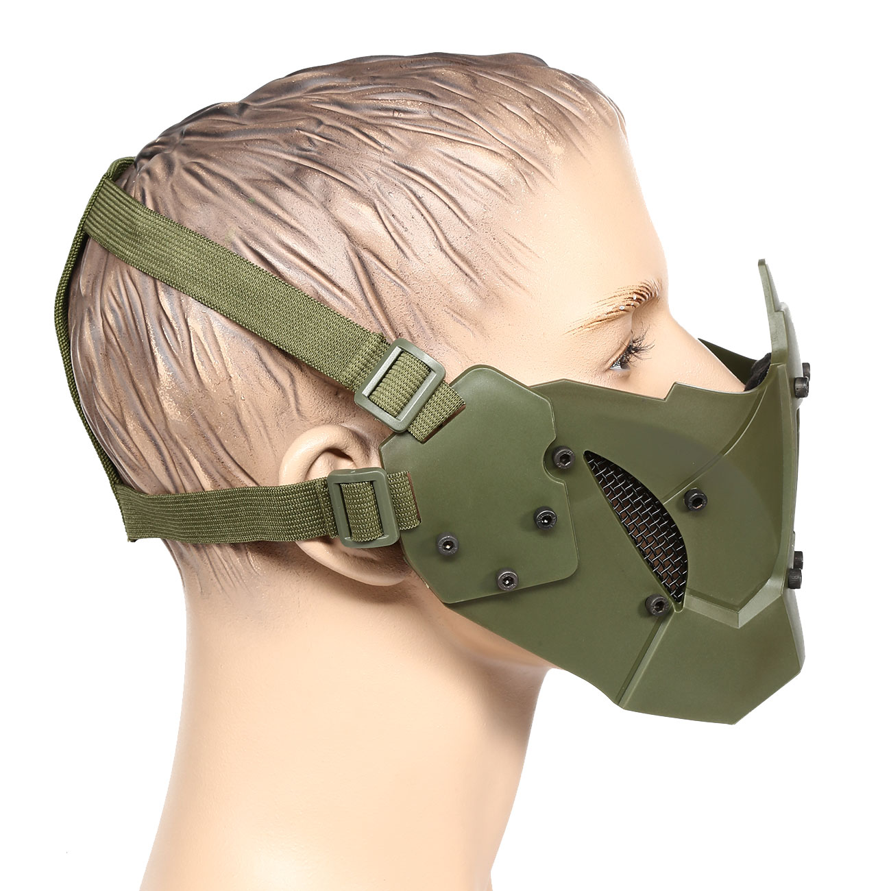 Nuprol Mesh Mask V4 mit Halterung fr / ohne FAST Helme oliv Bild 3