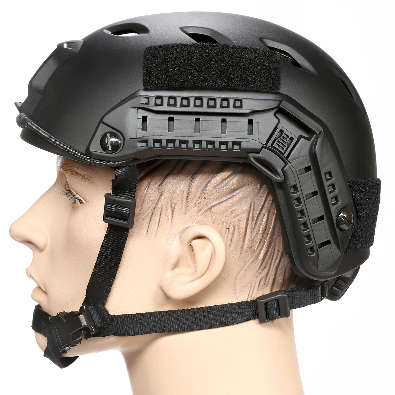 nHelmet Airsoft Helm  FAST BJ Maritime Railed mit NVG Mount schwarz Bild 1