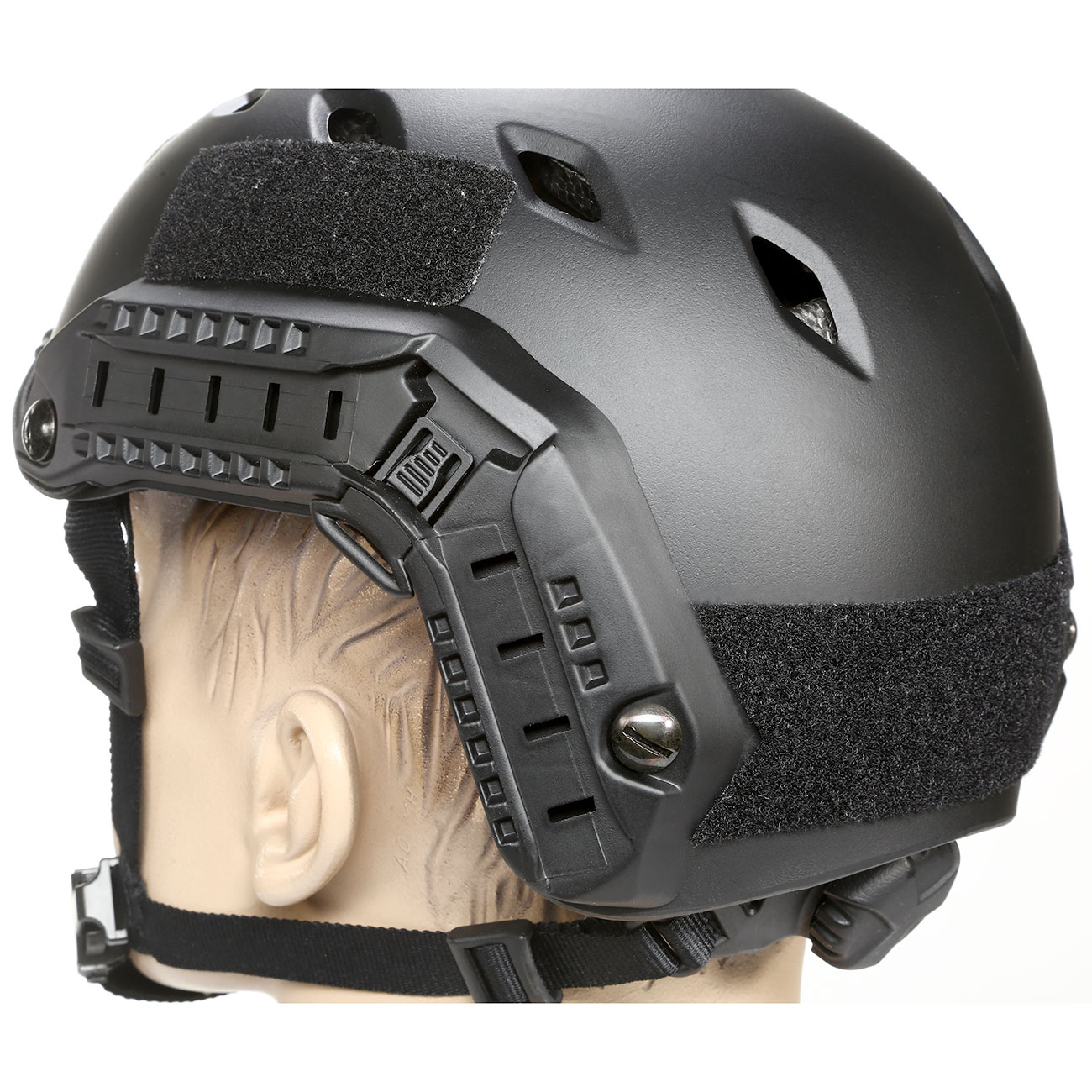 nHelmet Airsoft Helm  FAST BJ Maritime Railed mit NVG Mount schwarz Bild 7