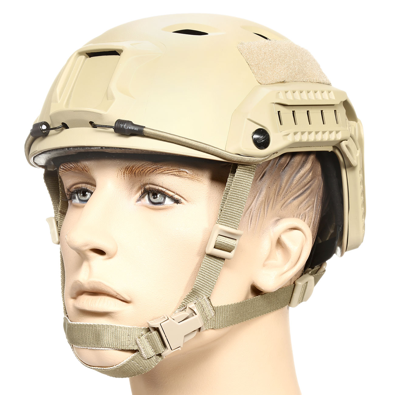 nHelmet Airsoft Helm FAST BJ Maritime Railed mit NVG Mount Dark Earth