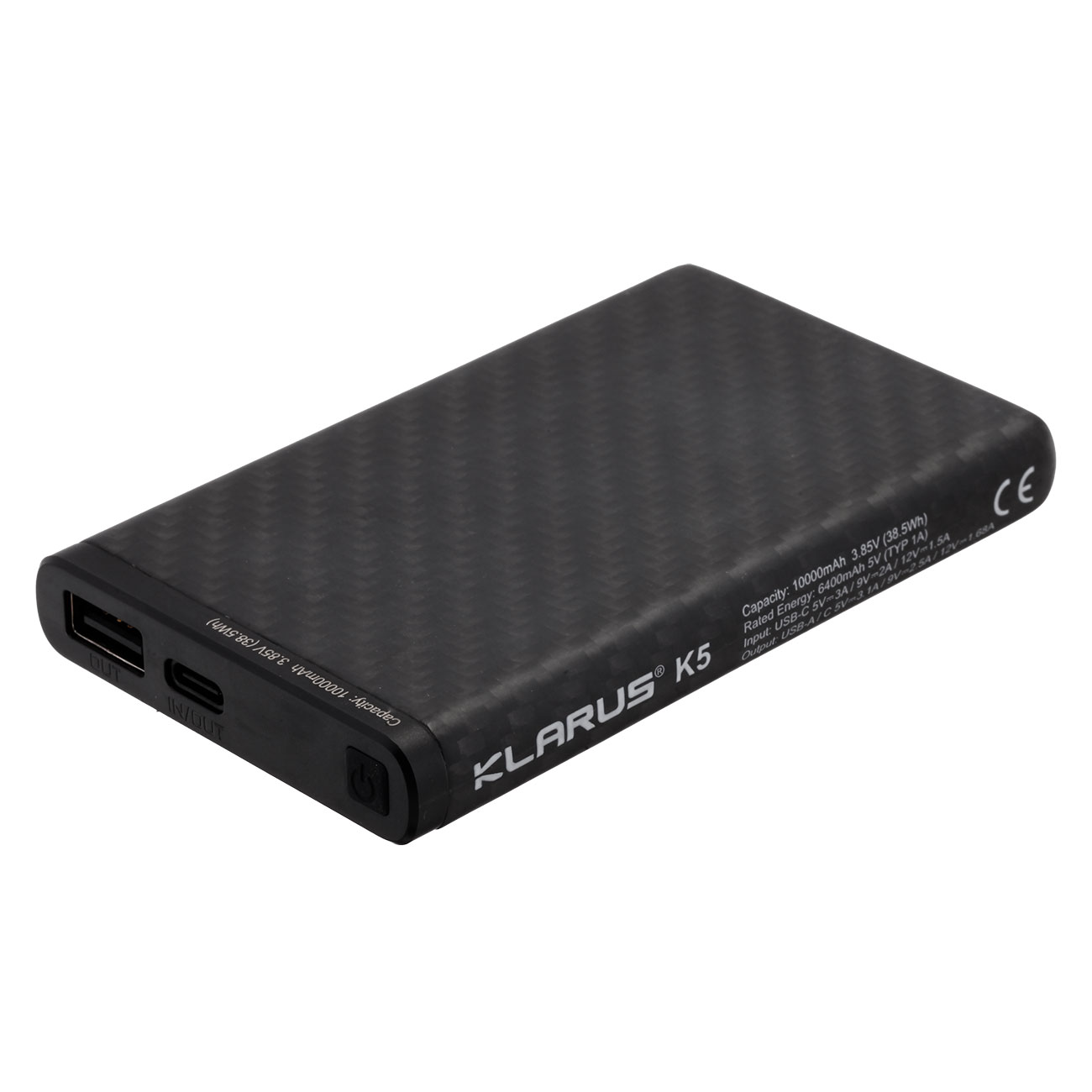 Klarus Powerbank K5 10000 mAh - Carbon
