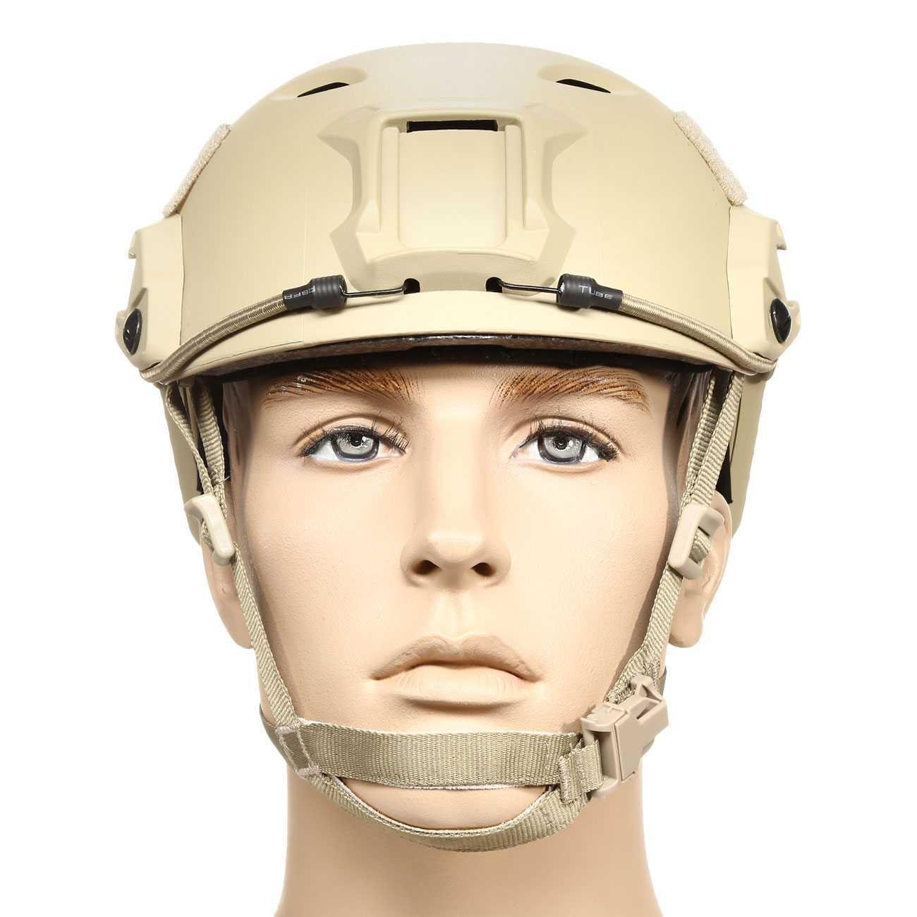 nHelmet Airsoft Helm FAST BJ Maritime Railed mit NVG Mount Dark Earth Bild 2