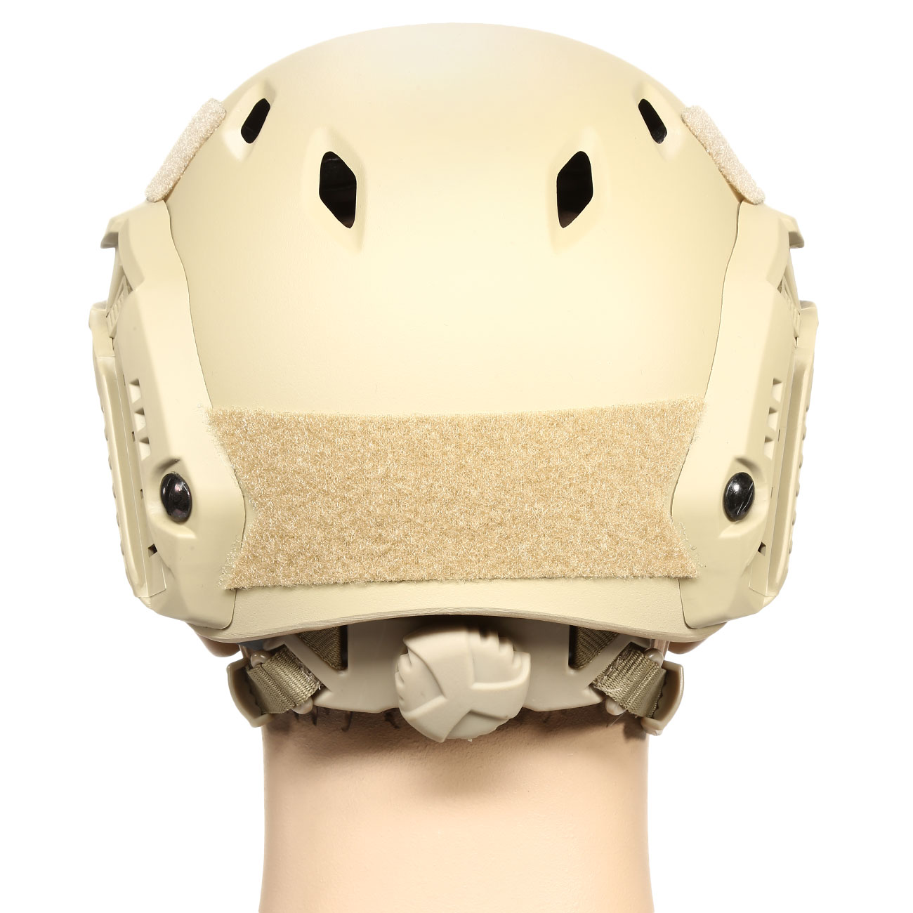 nHelmet Airsoft Helm FAST BJ Maritime Railed mit NVG Mount Dark Earth Bild 4