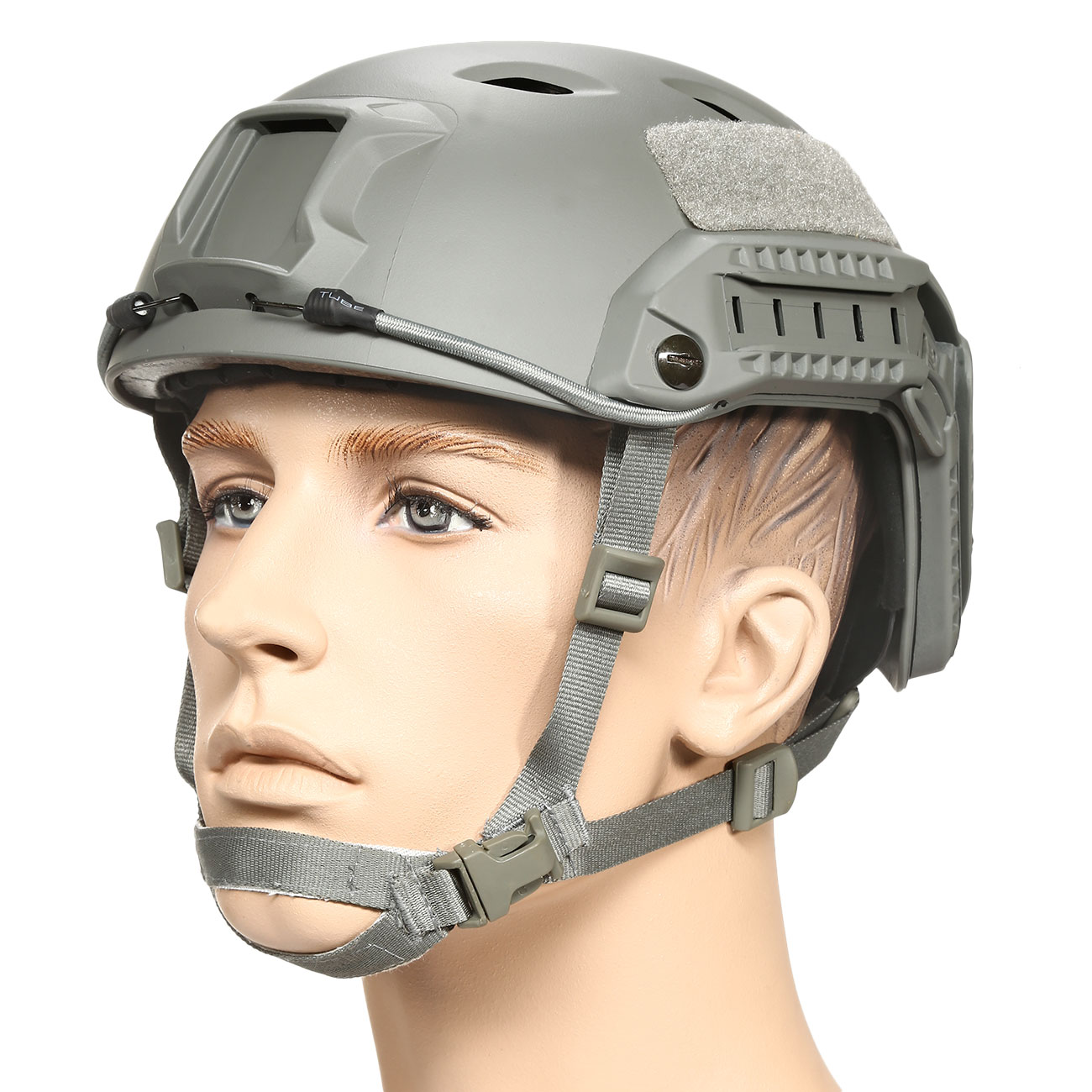 nHelmet Airsoft HelmFAST BJ Maritime Railed mit NVG Mount Foliage Green