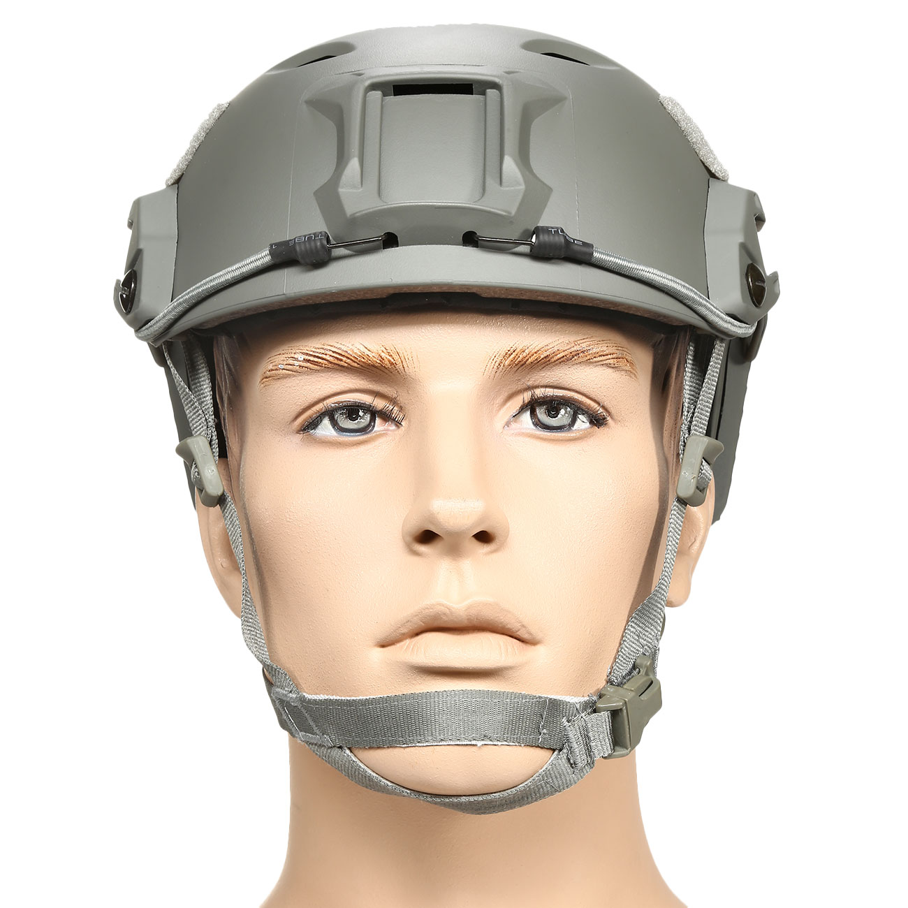 nHelmet Airsoft HelmFAST BJ Maritime Railed mit NVG Mount Foliage Green Bild 2