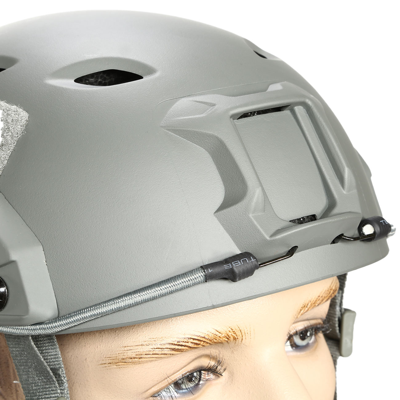 nHelmet Airsoft HelmFAST BJ Maritime Railed mit NVG Mount Foliage Green Bild 5