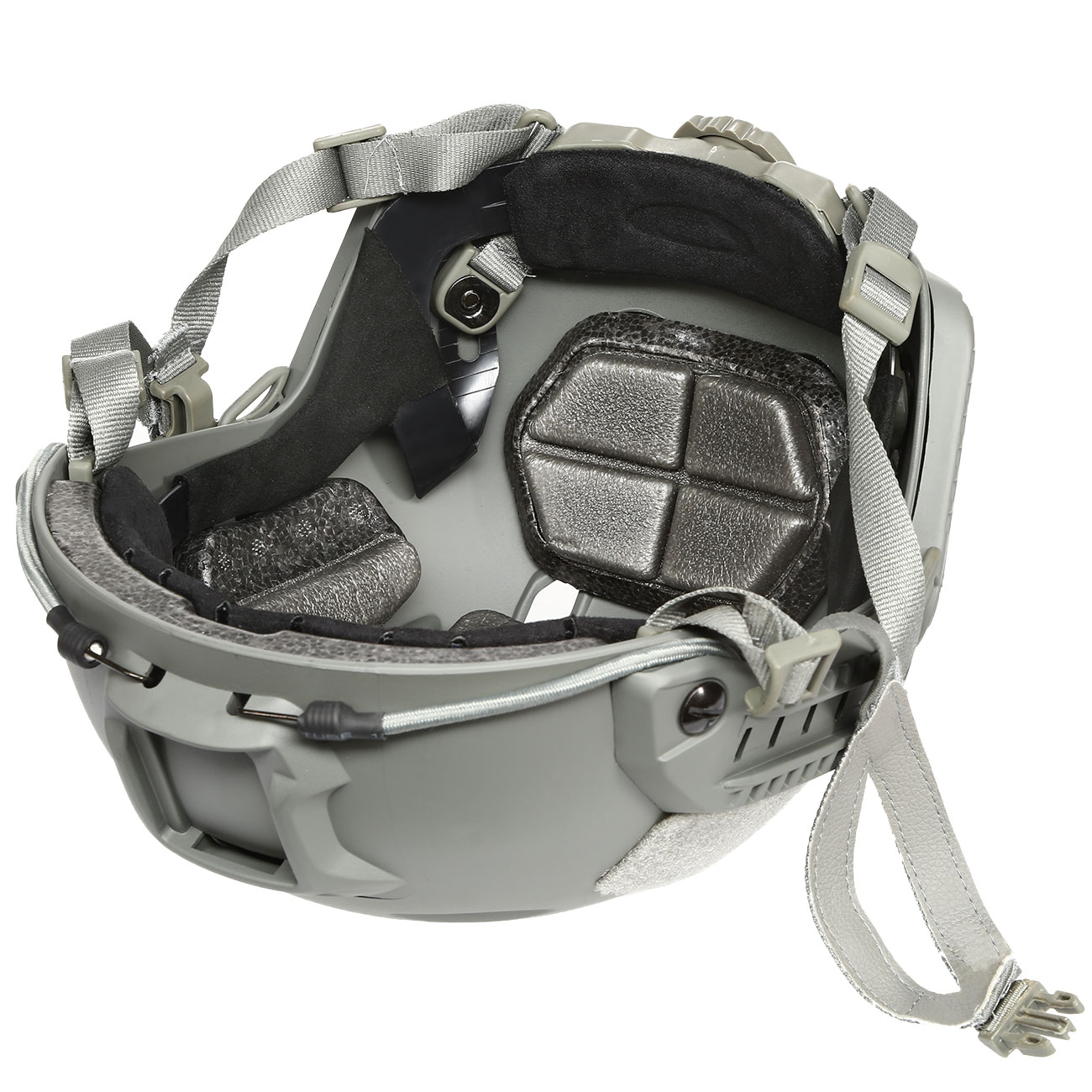 nHelmet Airsoft HelmFAST BJ Maritime Railed mit NVG Mount Foliage Green Bild 9