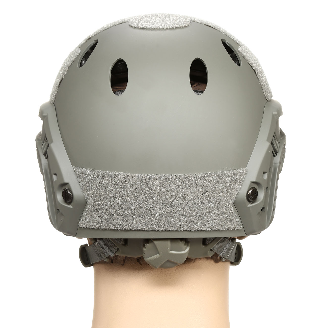 nHelmet Airsoft Helm FAST PJ Standard Railed mit NVG Mount Foliage Green Bild 4