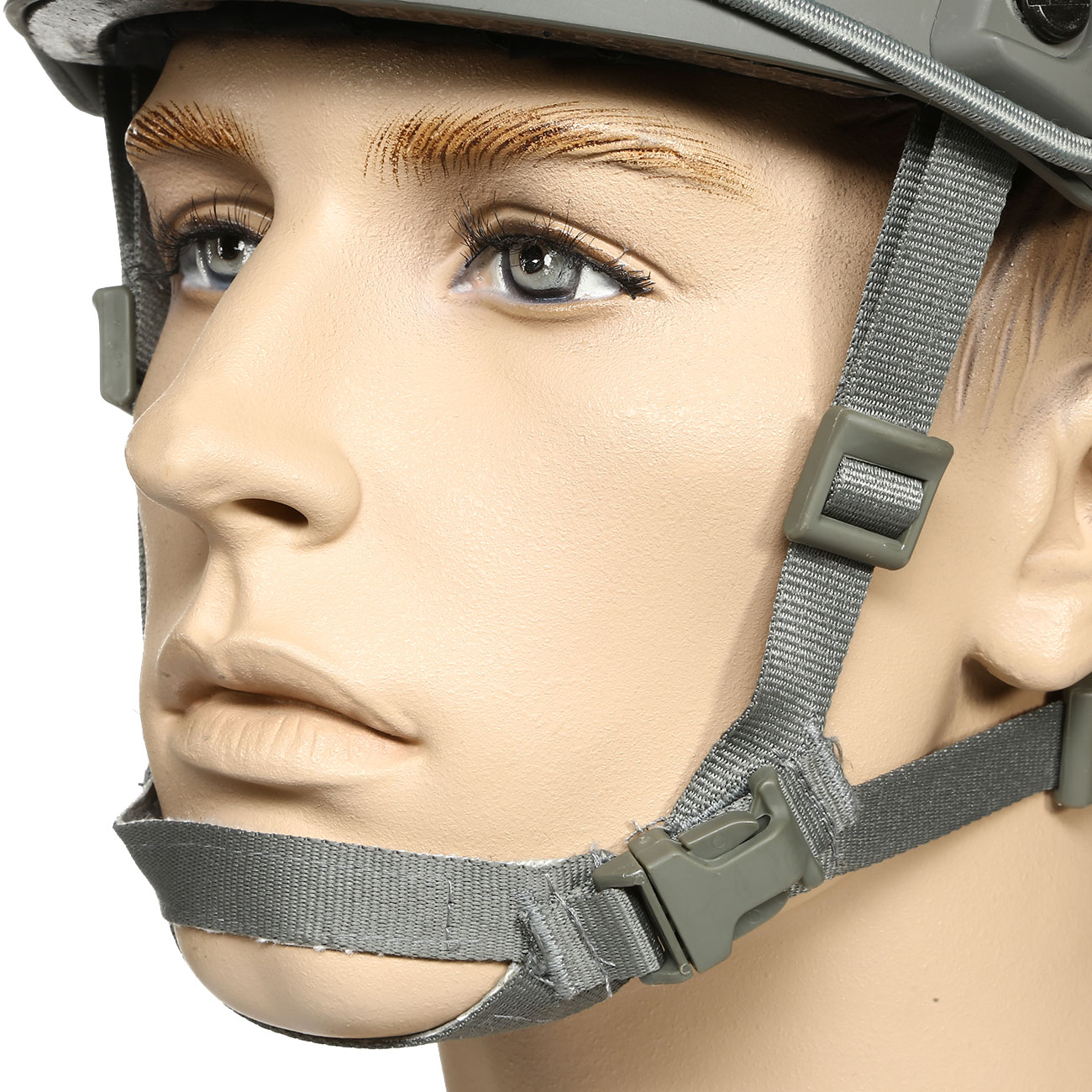 nHelmet Airsoft Helm FAST PJ Standard Railed mit NVG Mount Foliage Green Bild 6