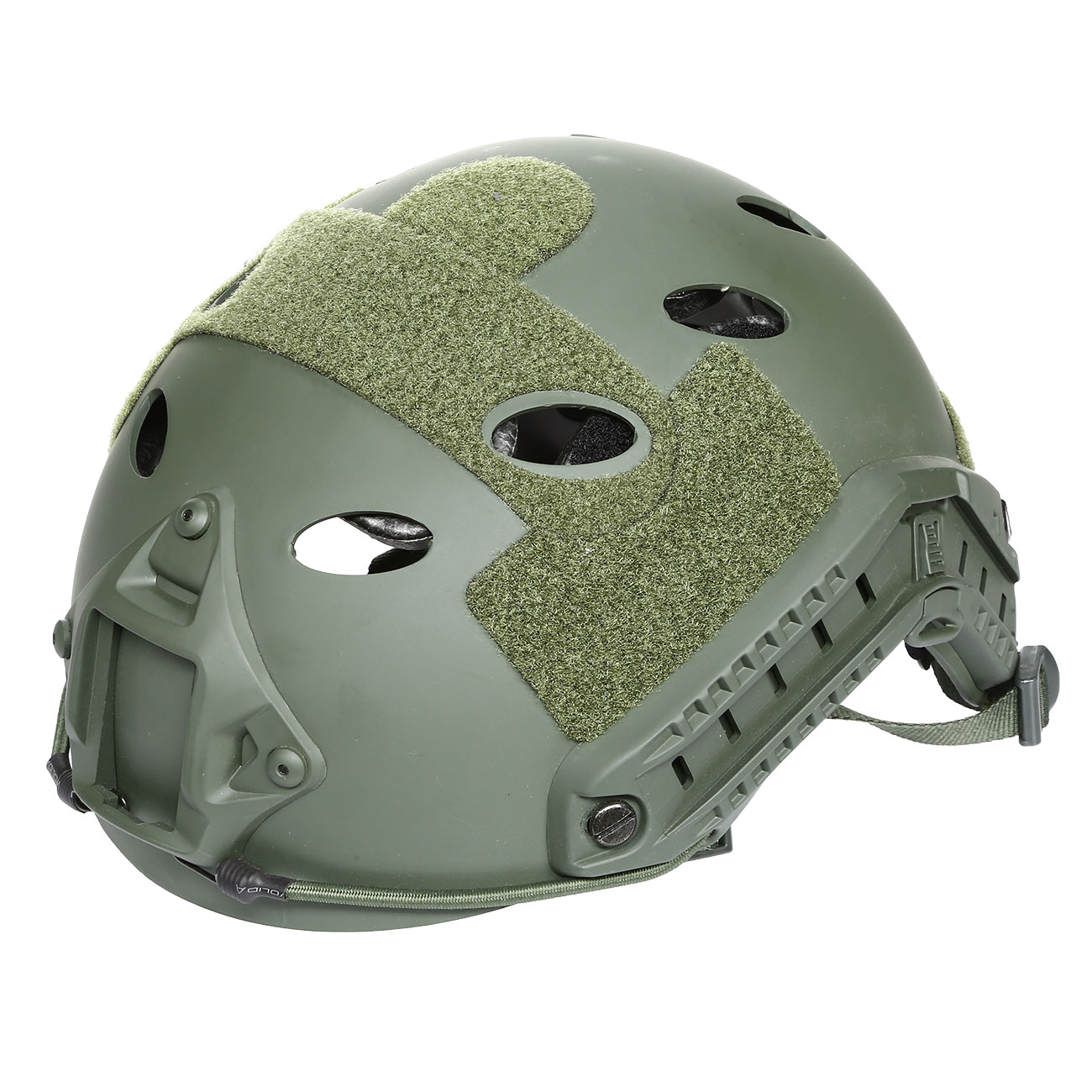 nHelmet FAST PJ Standard Railed Airsoft Helm mit NVG Mount oliv Bild 8