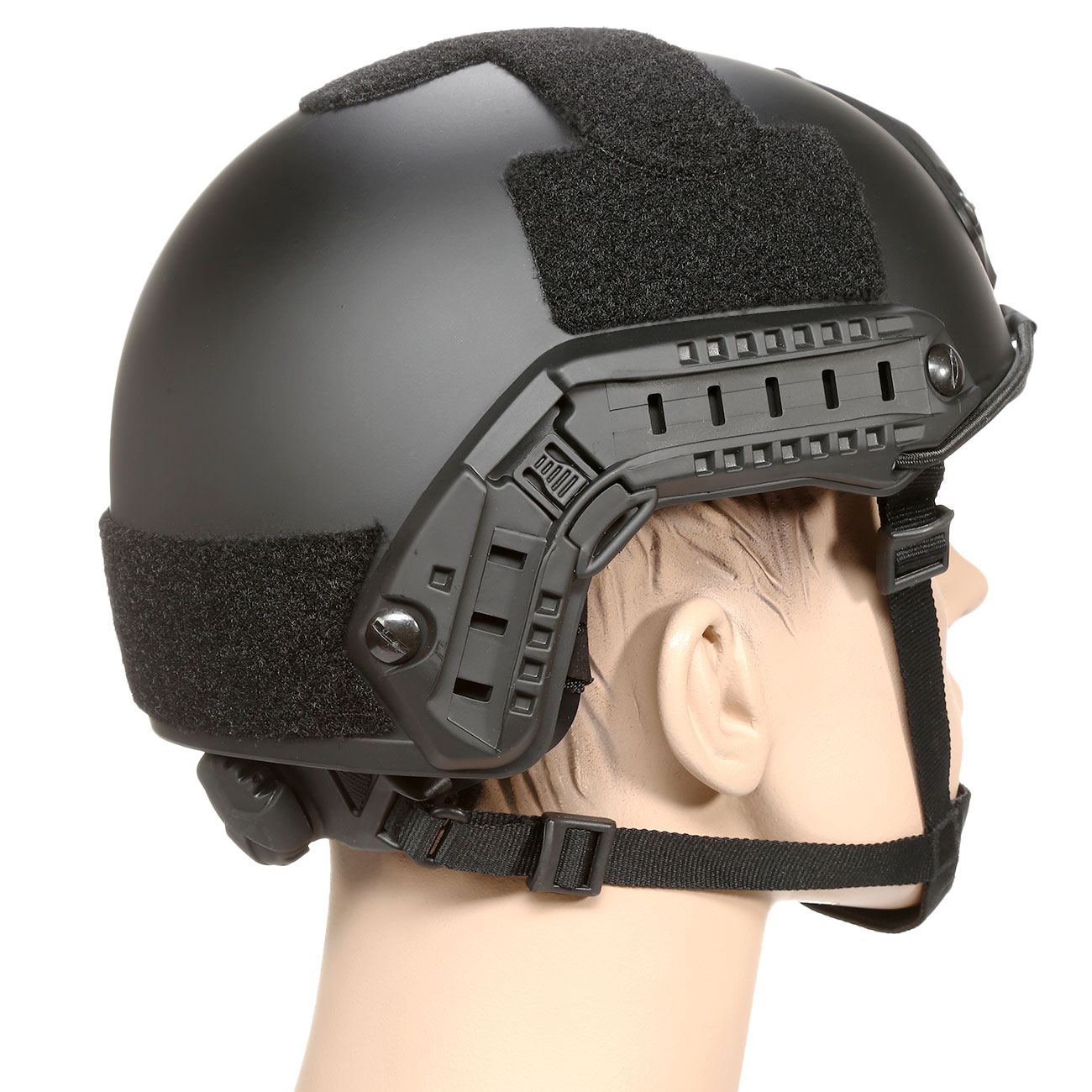 nHelmet Airsoft Helm FAST Standard Railed mit NVG Mount schwarz Bild 3