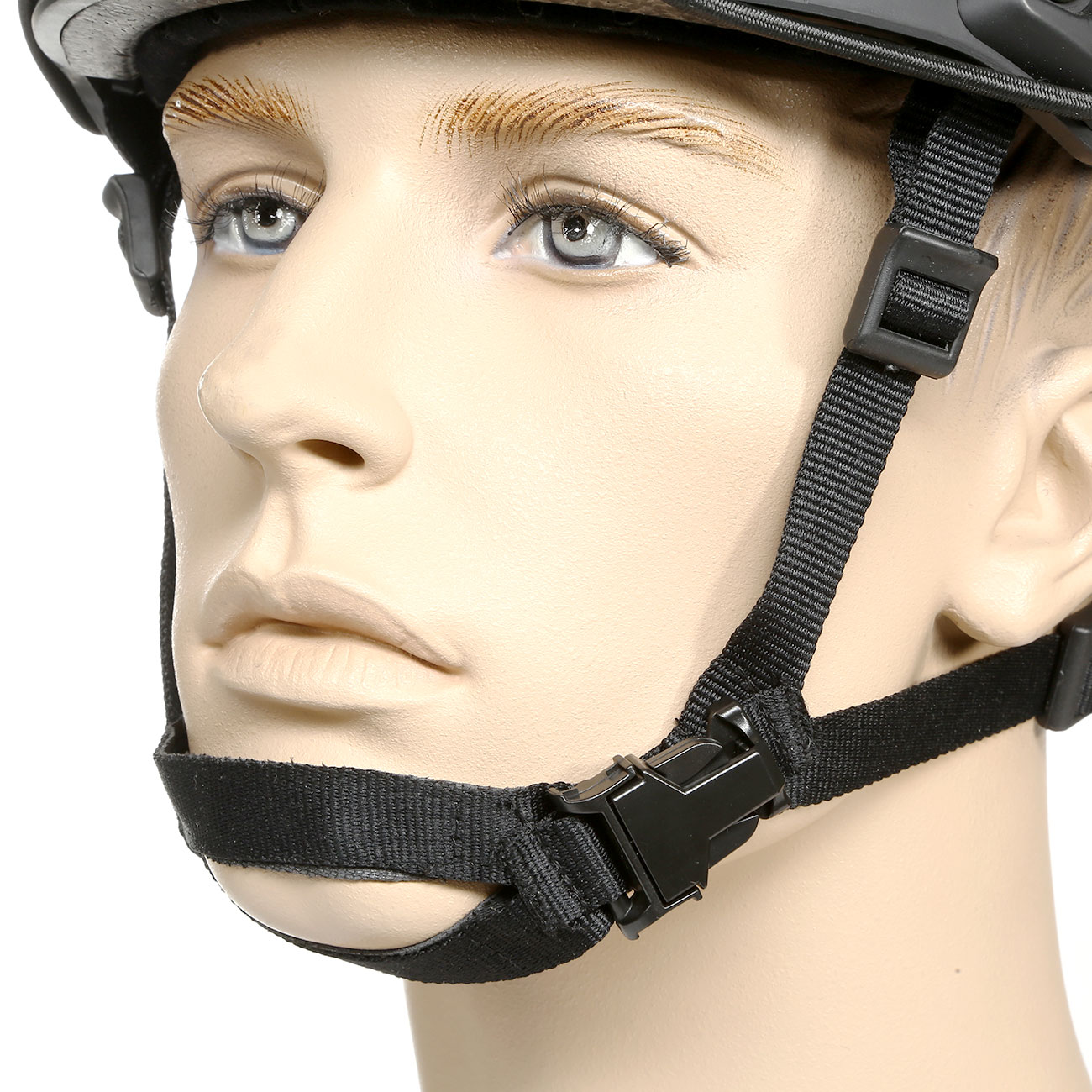 nHelmet FAST Standard Railed Airsoft Helm mit NVG Mount schwarz Bild 1