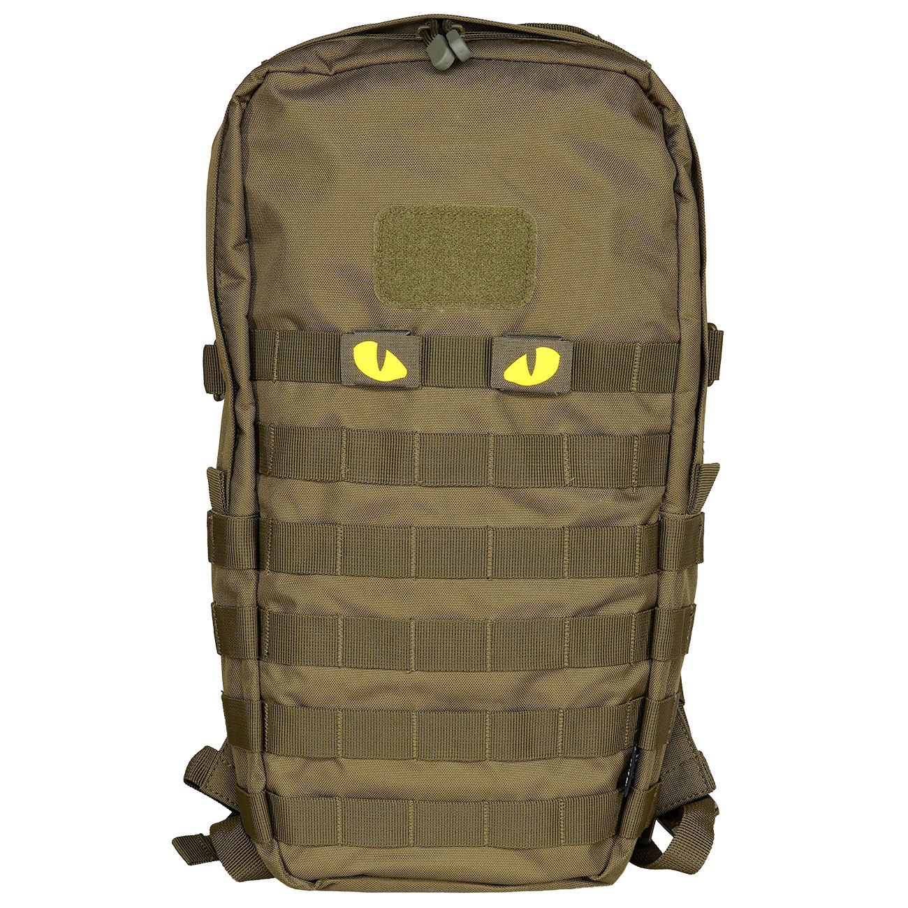 M-Tac Lasercut Molle Stripes Tiger Eyes oliv/gelb nachleuchtend 2er Set Bild 4