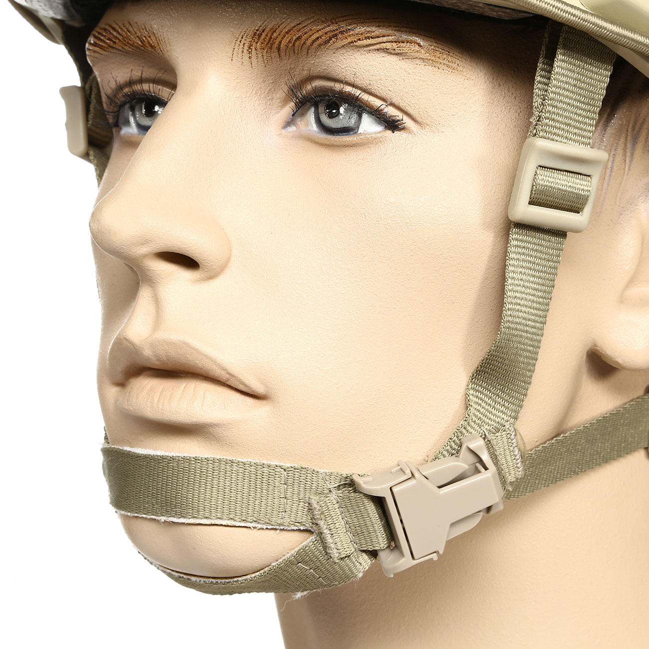 nHelmet Airsoft Helm FAST Standard Railed mit NVG Mount Dark Earth Bild 6
