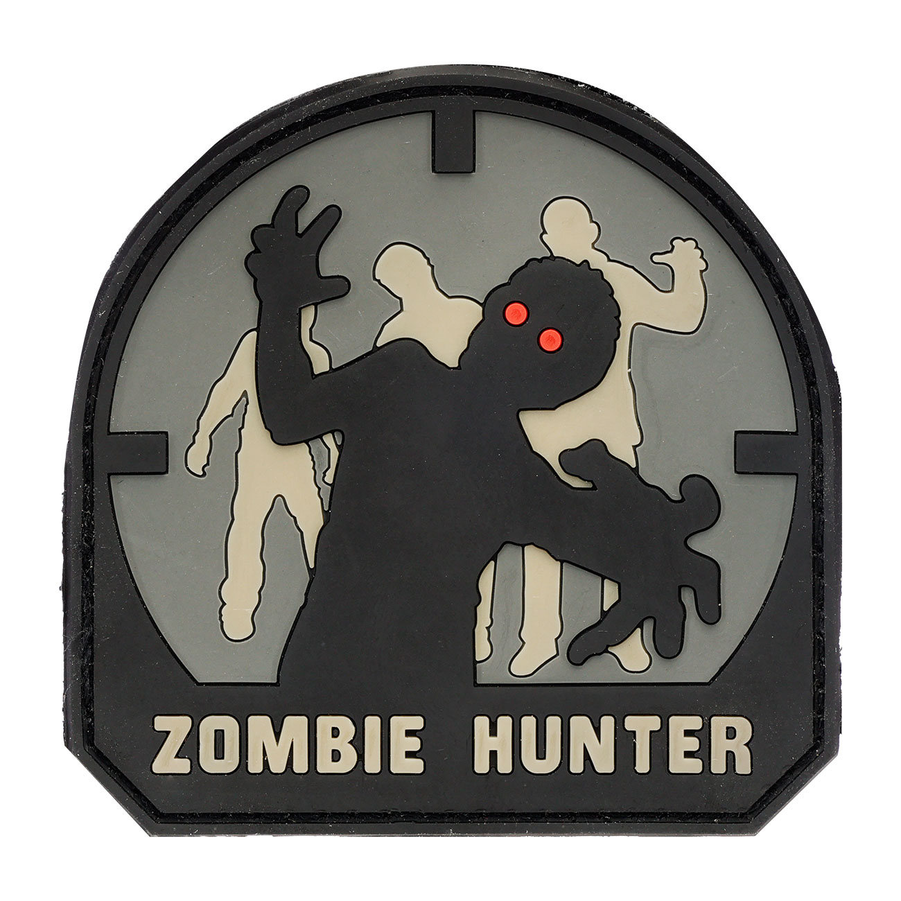 Mil-Spec Monkey 3D Rubber Patch mit Klettflche Zombie Hunter ACU-A