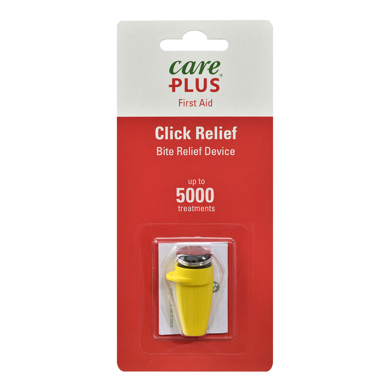 Care Plus Click Relief Insektenstichheiler gelb inkl. Schlsselring