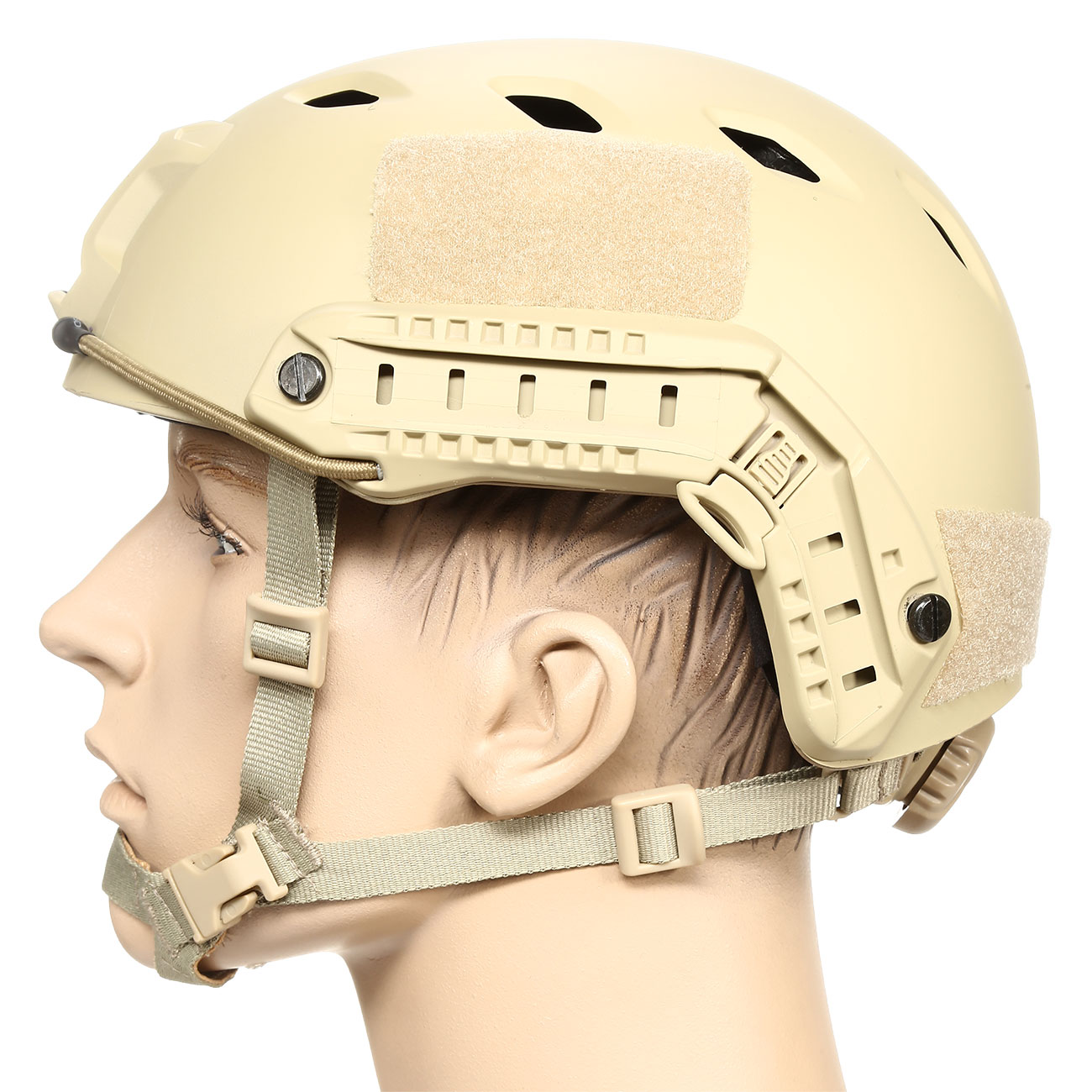 nHelmet Airsoft Helm FAST BJ Standard Railed mit NVG Mount Dark Earth Bild 1