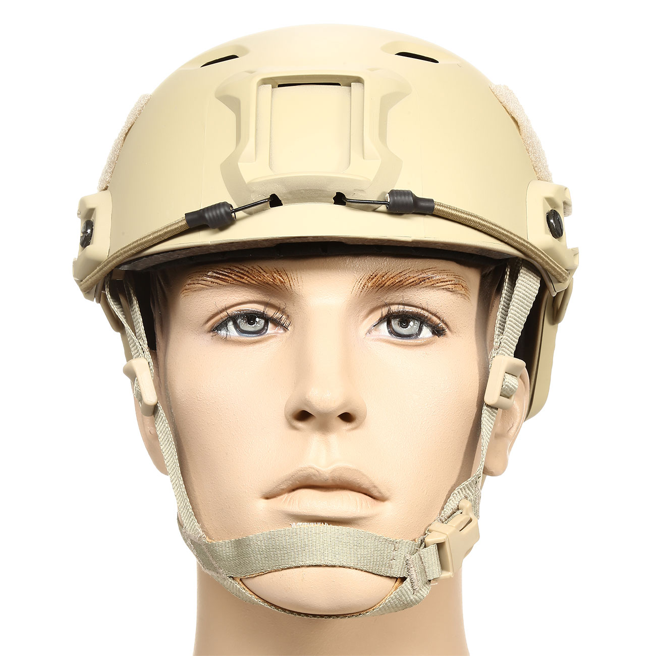 nHelmet Airsoft Helm FAST BJ Standard Railed mit NVG Mount Dark Earth Bild 2