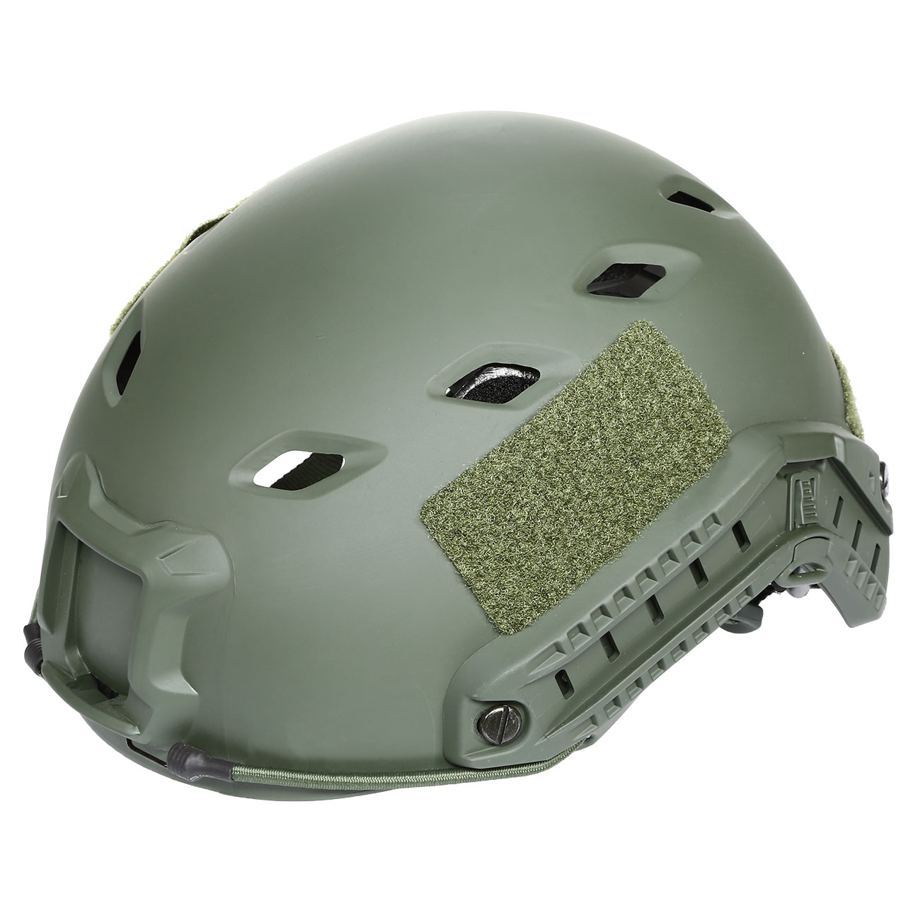 nHelmet Airsoft Helm  FAST BJ Standard Railed mit NVG Mount oliv Bild 8