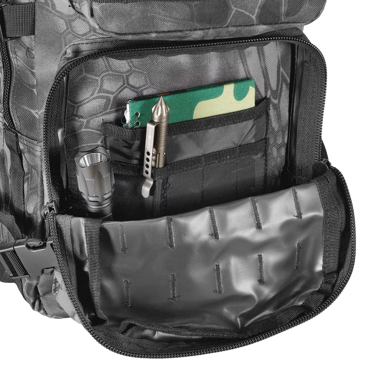 101 INC Rucksack Mountain 45 Liter mandrake night camo Bild 7