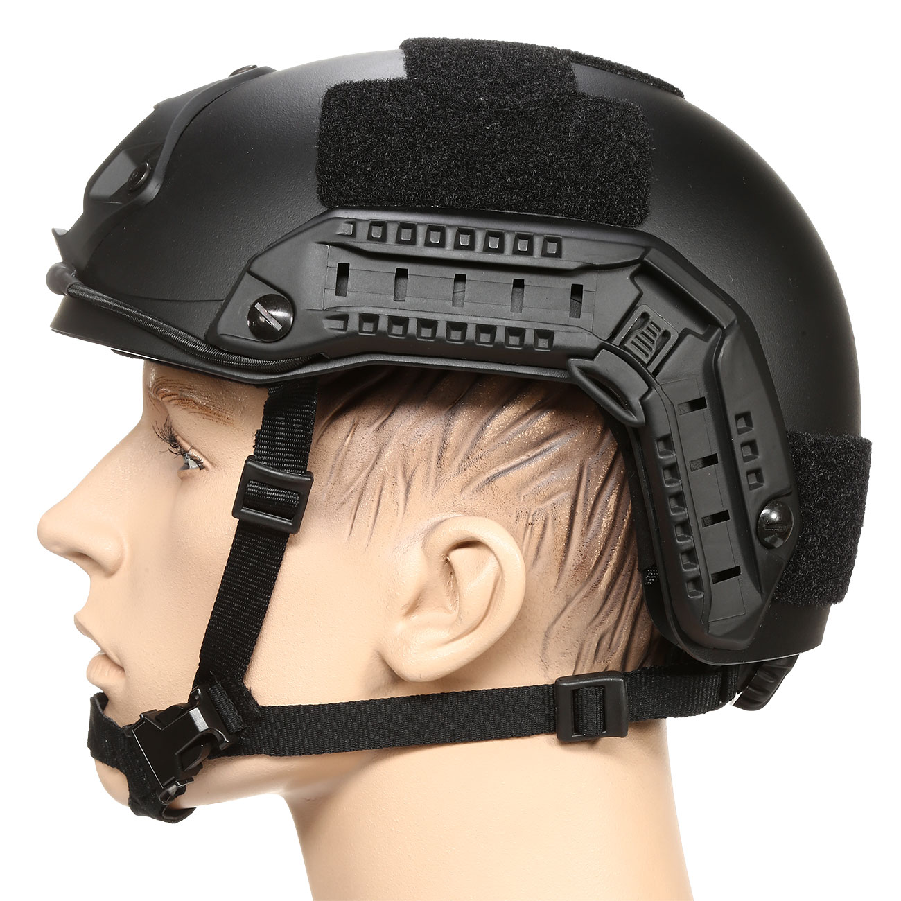 nHelmet Airsoft Helm FAST Maritime Standard Railed mit NVG Mount schwarz Bild 1