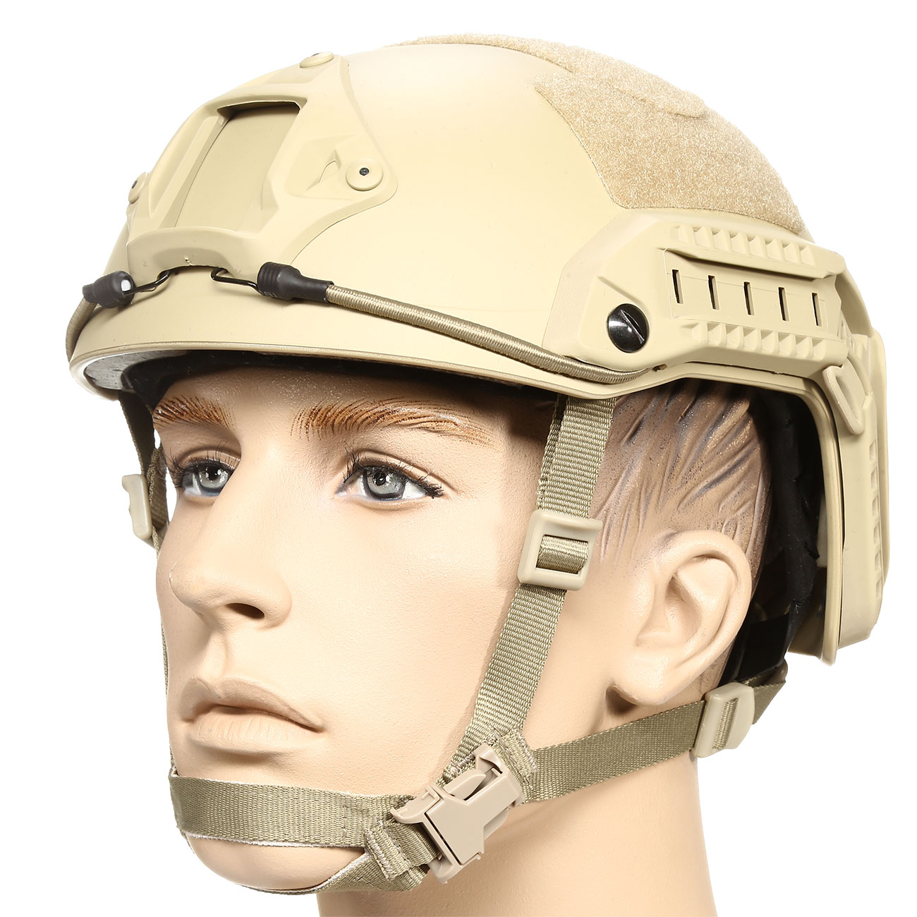 nHelmet Airsoft Helm FAST Maritime Standard Railed mit NVG Mount Dark Earth