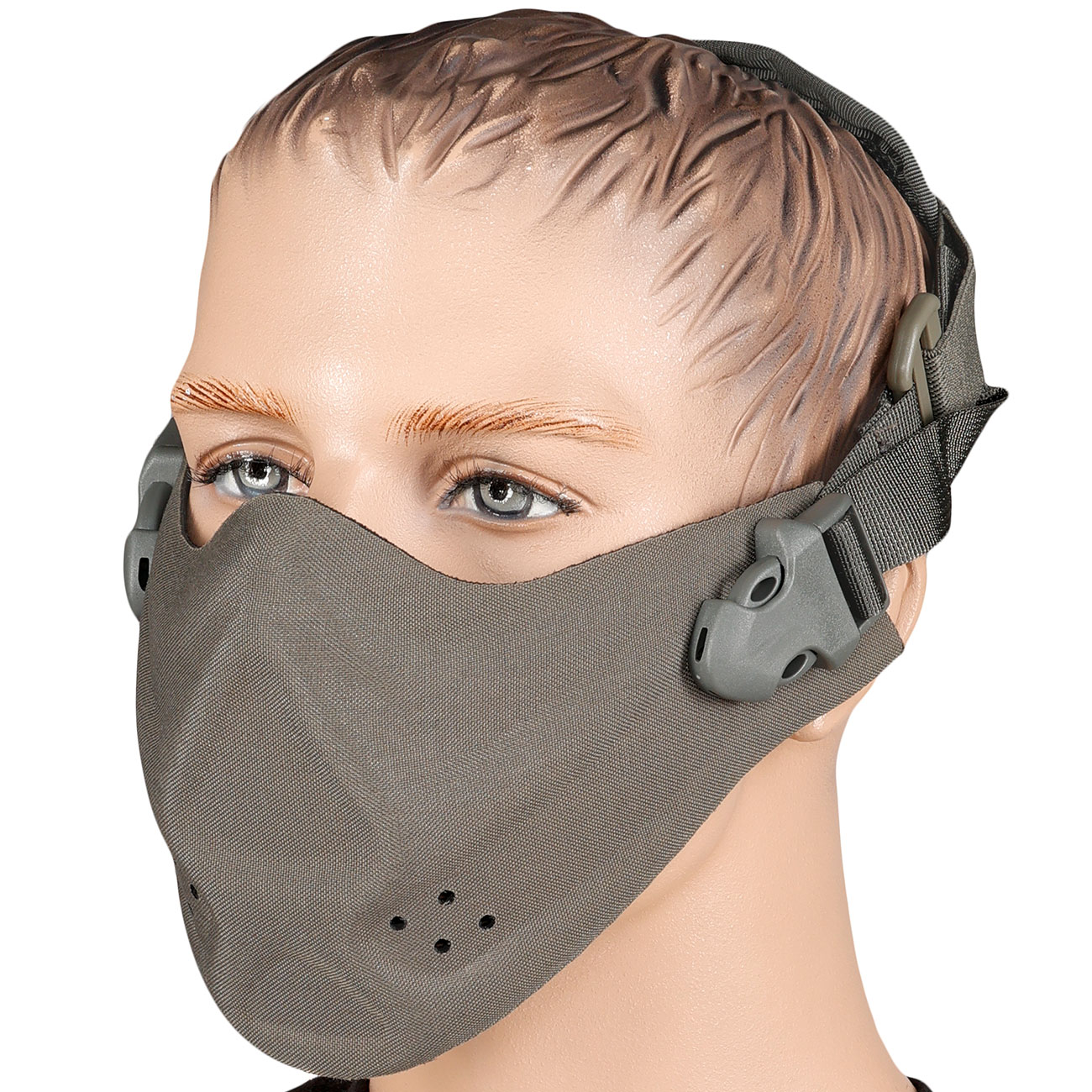 WoSport Brave High Speed Lightweight 900D Airsoft-Halbmaske 700 FPS grau