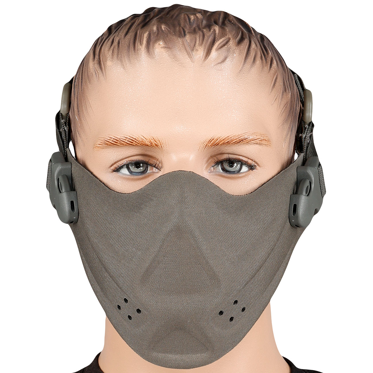 WoSport Brave High Speed Lightweight 900D Airsoft-Halbmaske 700 FPS grau Bild 1