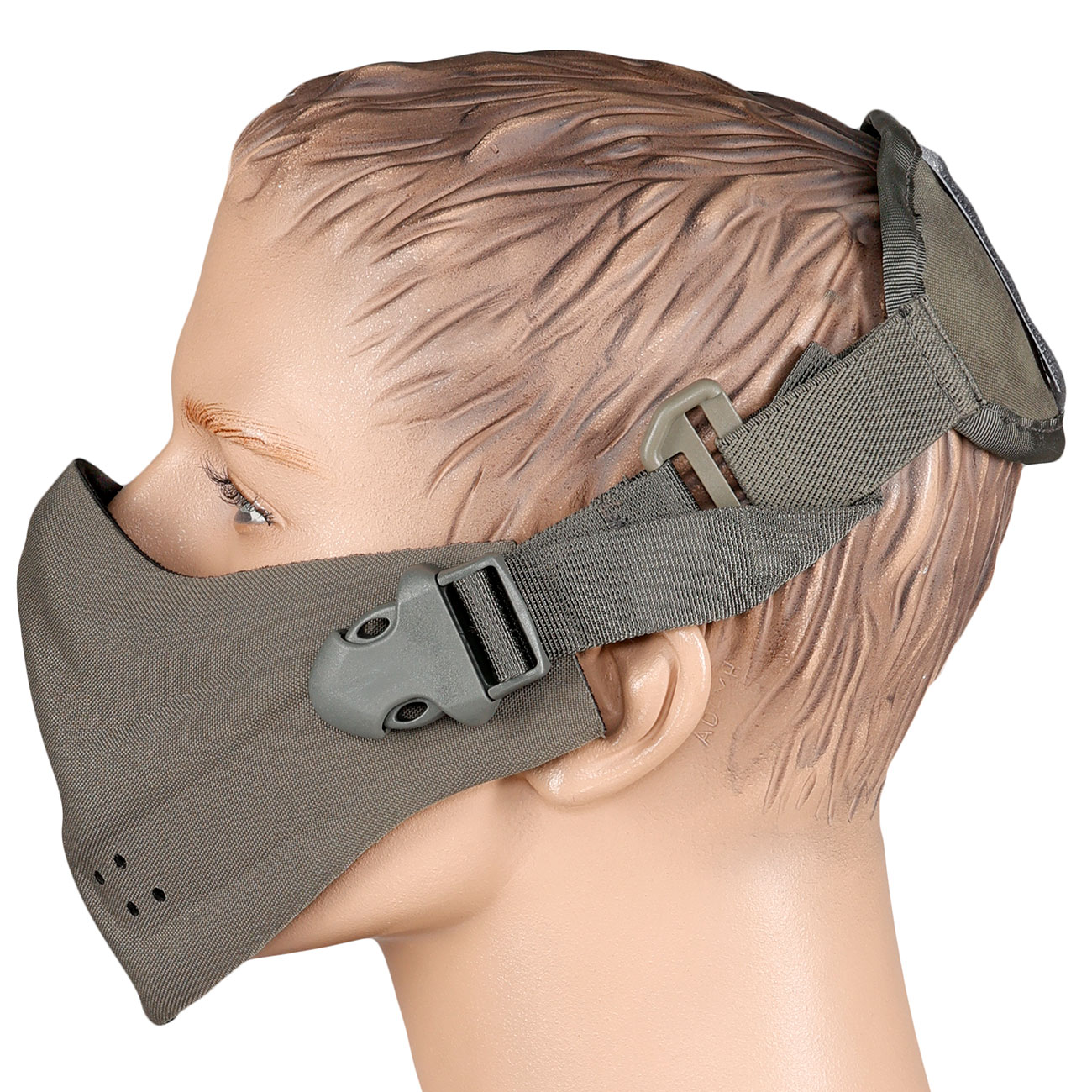 WoSport Brave High Speed Lightweight 900D Airsoft-Halbmaske 700 FPS grau Bild 2