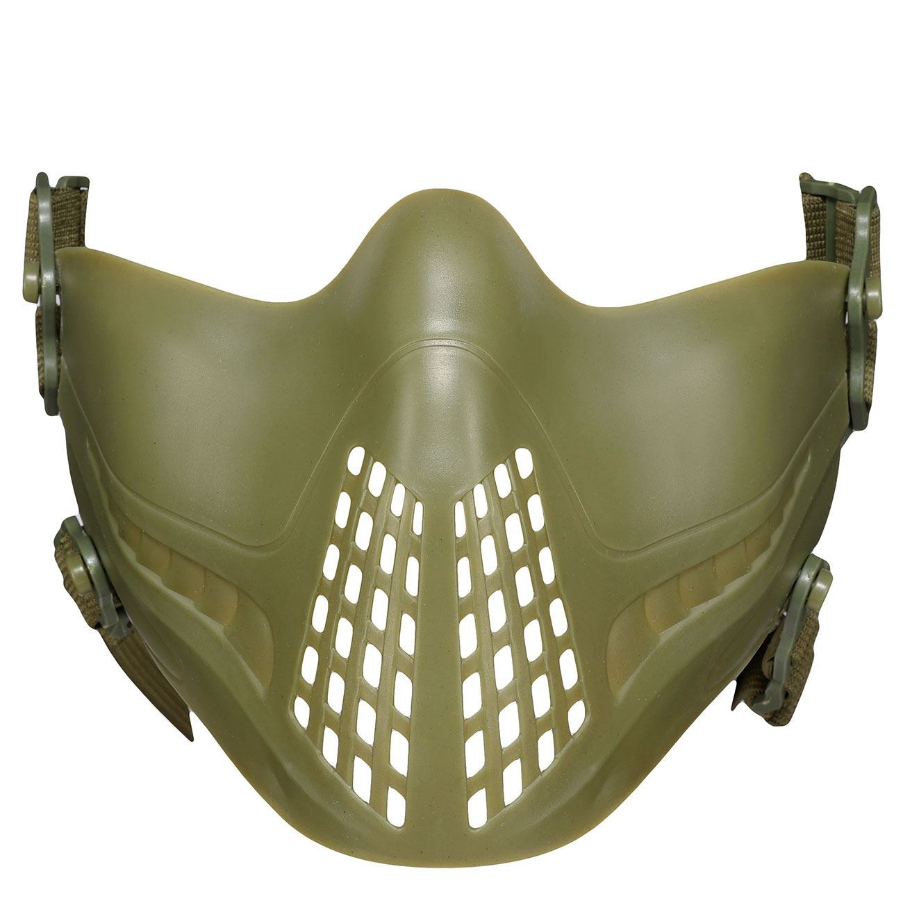 WoSport Pilot TPU-Verbundkunststoff Airsoft-Halbmaske 600 FPS oliv Bild 5