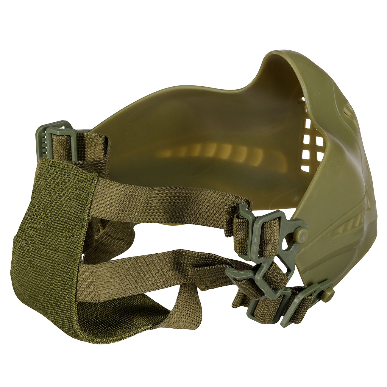 WoSport Pilot TPU-Verbundkunststoff Airsoft-Halbmaske 600 FPS oliv Bild 7