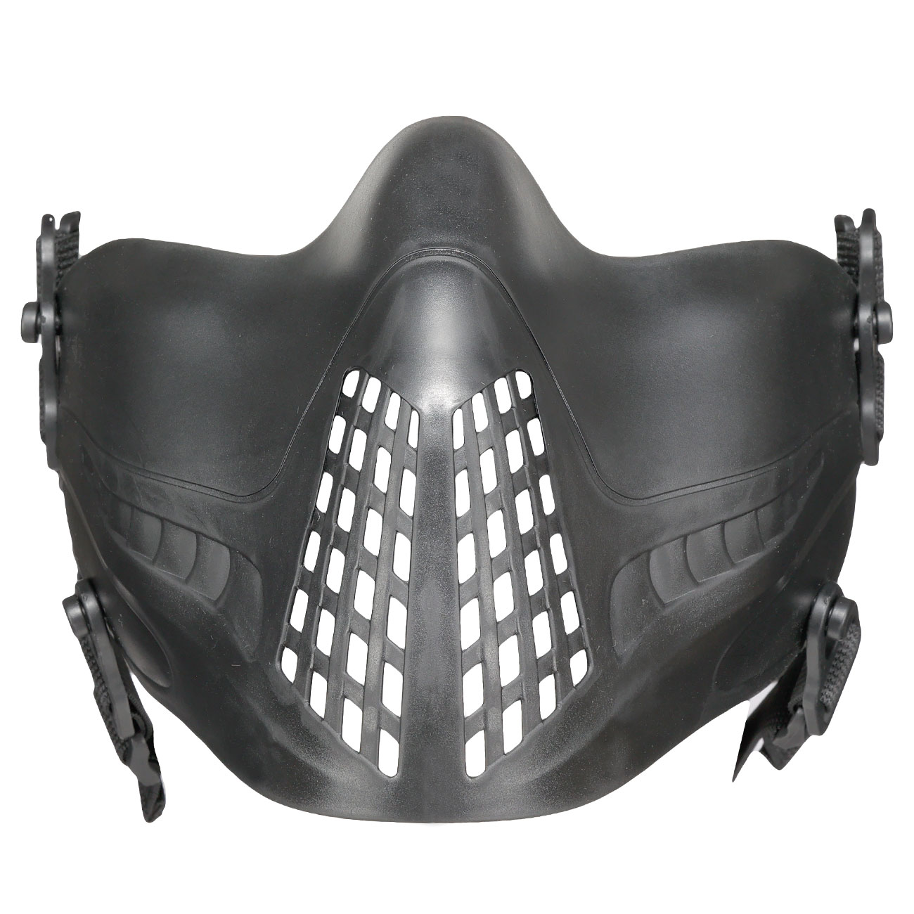 WoSport Pilot TPU-Verbundkunststoff Airsoft-Halbmaske 600 FPS schwarz Bild 5