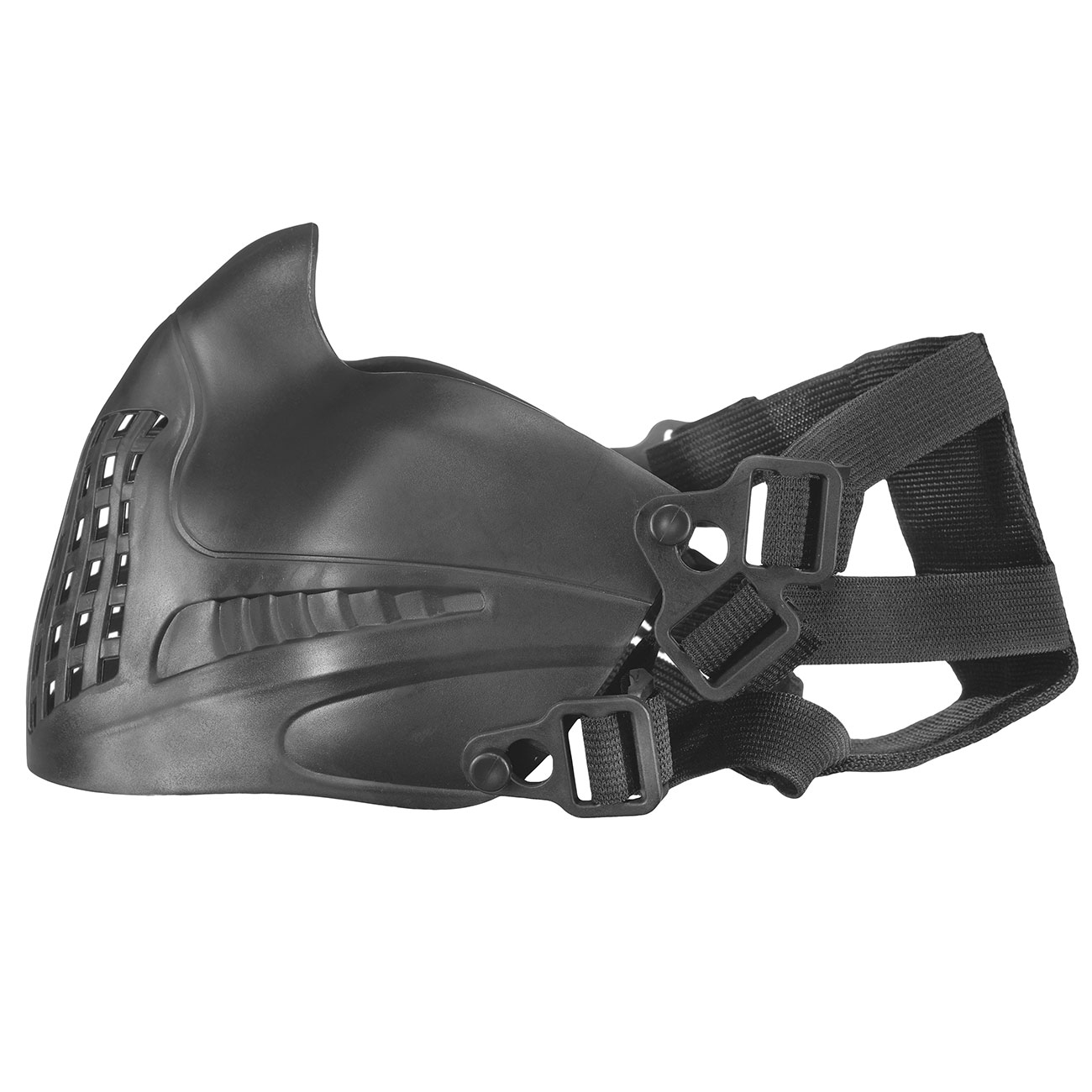 WoSport Pilot TPU-Verbundkunststoff Airsoft-Halbmaske 600 FPS schwarz Bild 6