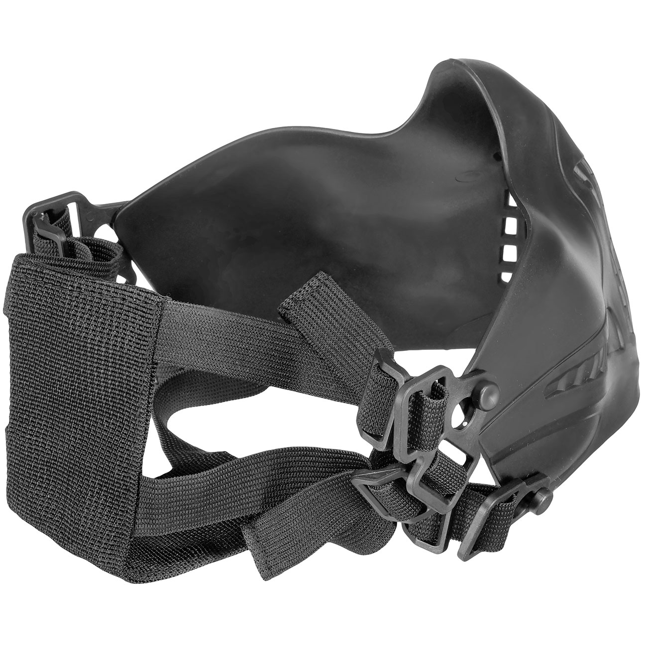 WoSport Pilot TPU-Verbundkunststoff Airsoft-Halbmaske 600 FPS schwarz Bild 7