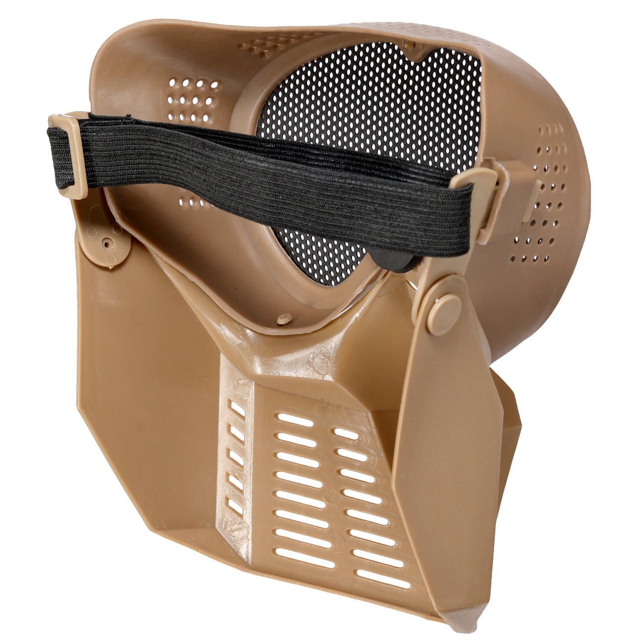 Fidragon SA-Upgrade Gittermaske mit Mundabdeckung Full Face Desert Tan Bild 3