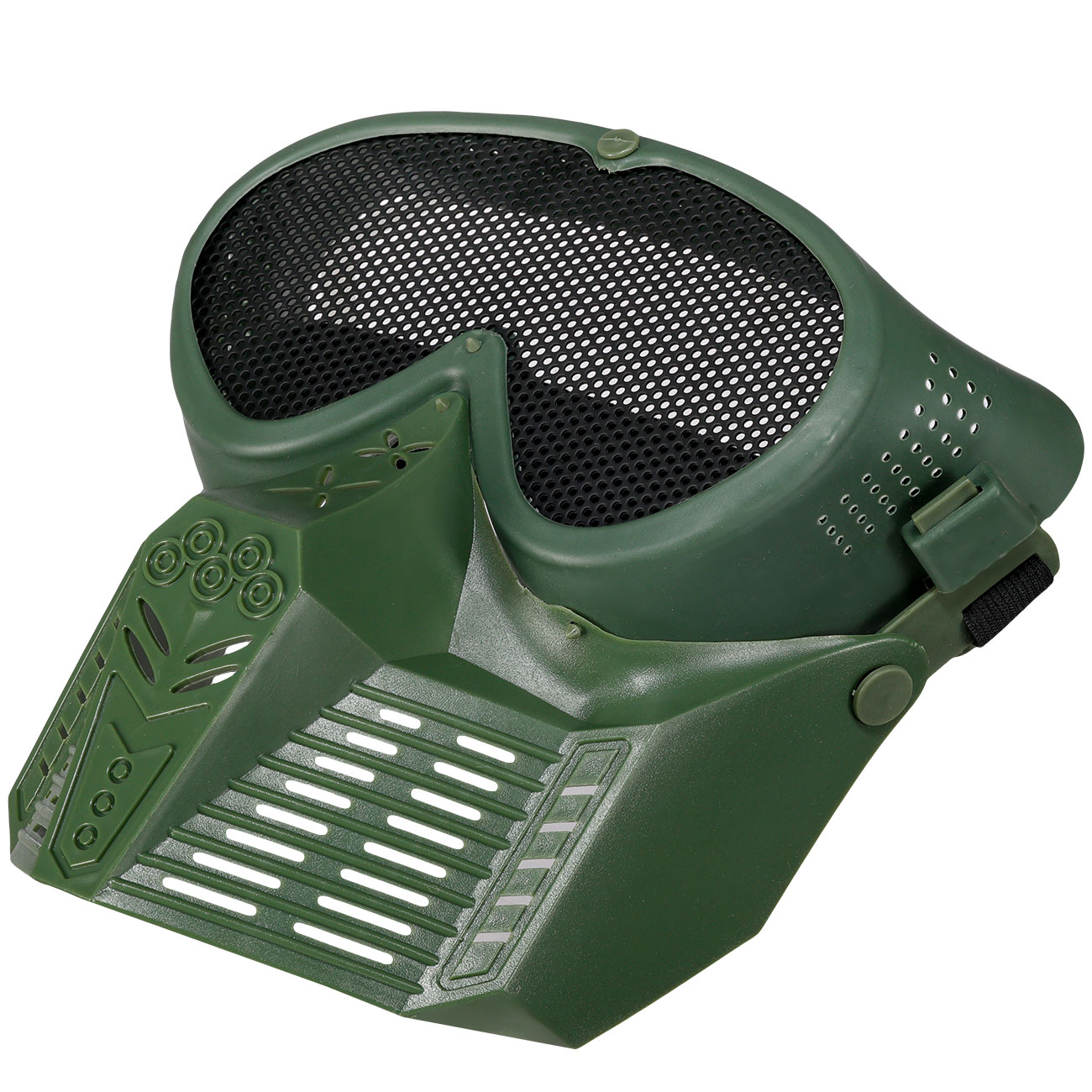 Fidragon SA-Upgrade Gittermaske mit Mundabdeckung Full Face oliv Bild 2