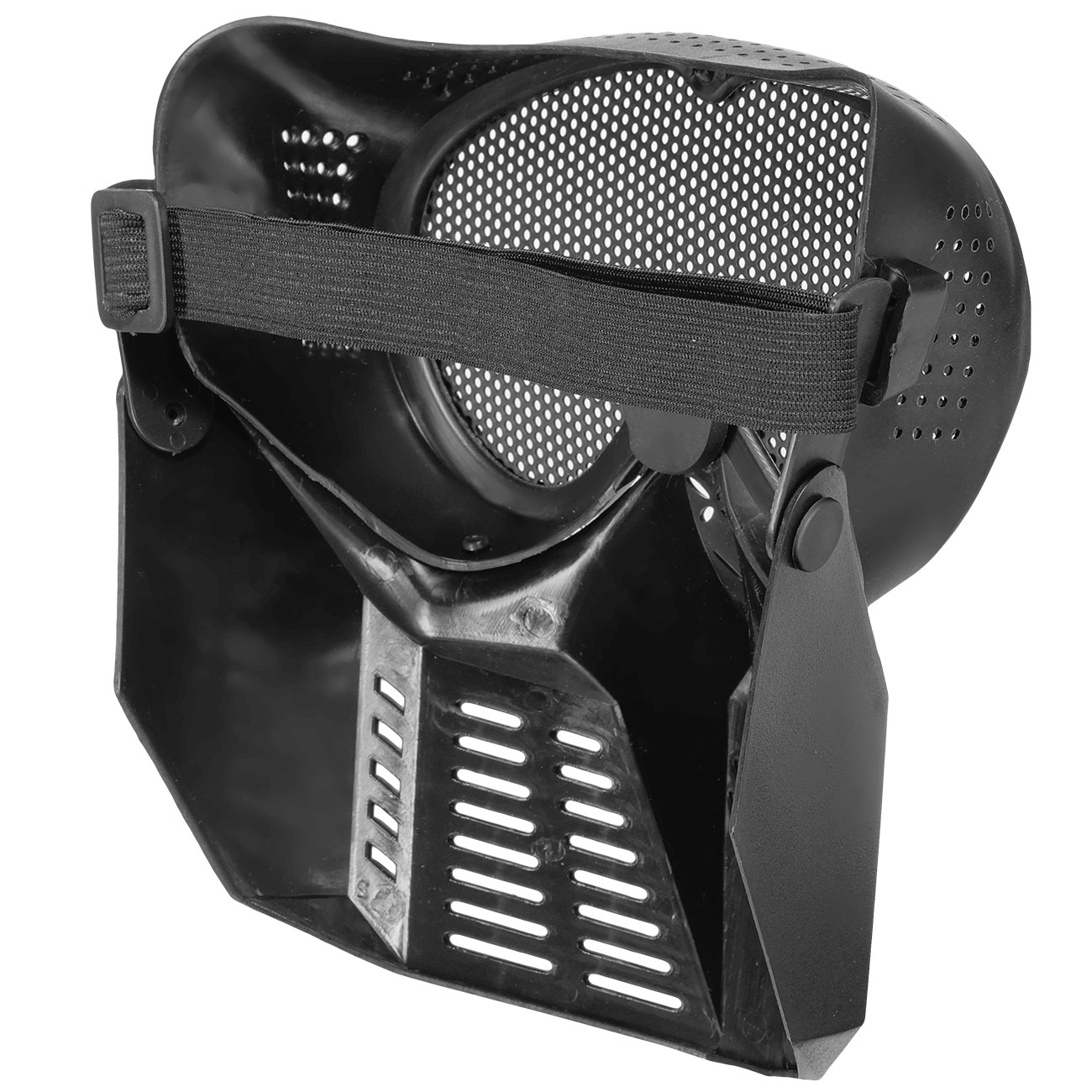Fidragon SA-Upgrade Gittermaske mit Mundabdeckung Full Face schwarz Bild 3