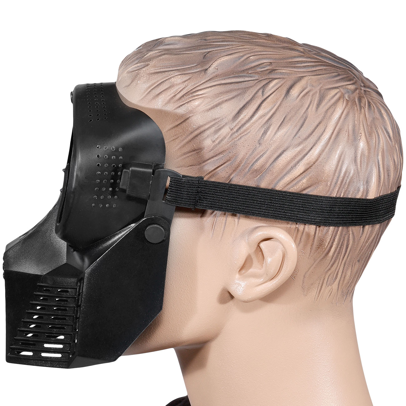 Fidragon SA-Upgrade Gittermaske mit Mundabdeckung Full Face schwarz Bild 6