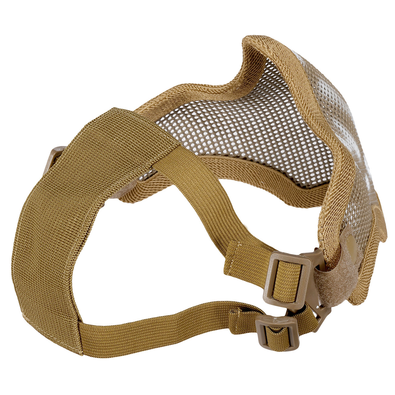 WoSport WST Scout V1 Airsoft Gittermaske Lower Face Tan Skull Bild 7
