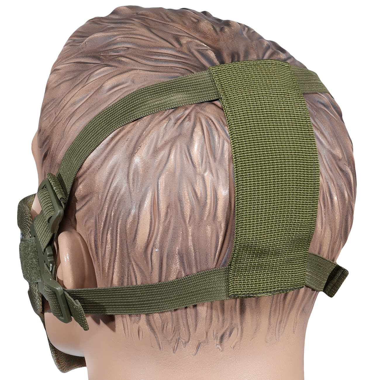 WoSport WST Scout V1 Airsoft Gittermaske Lower Face OD Skull Bild 3
