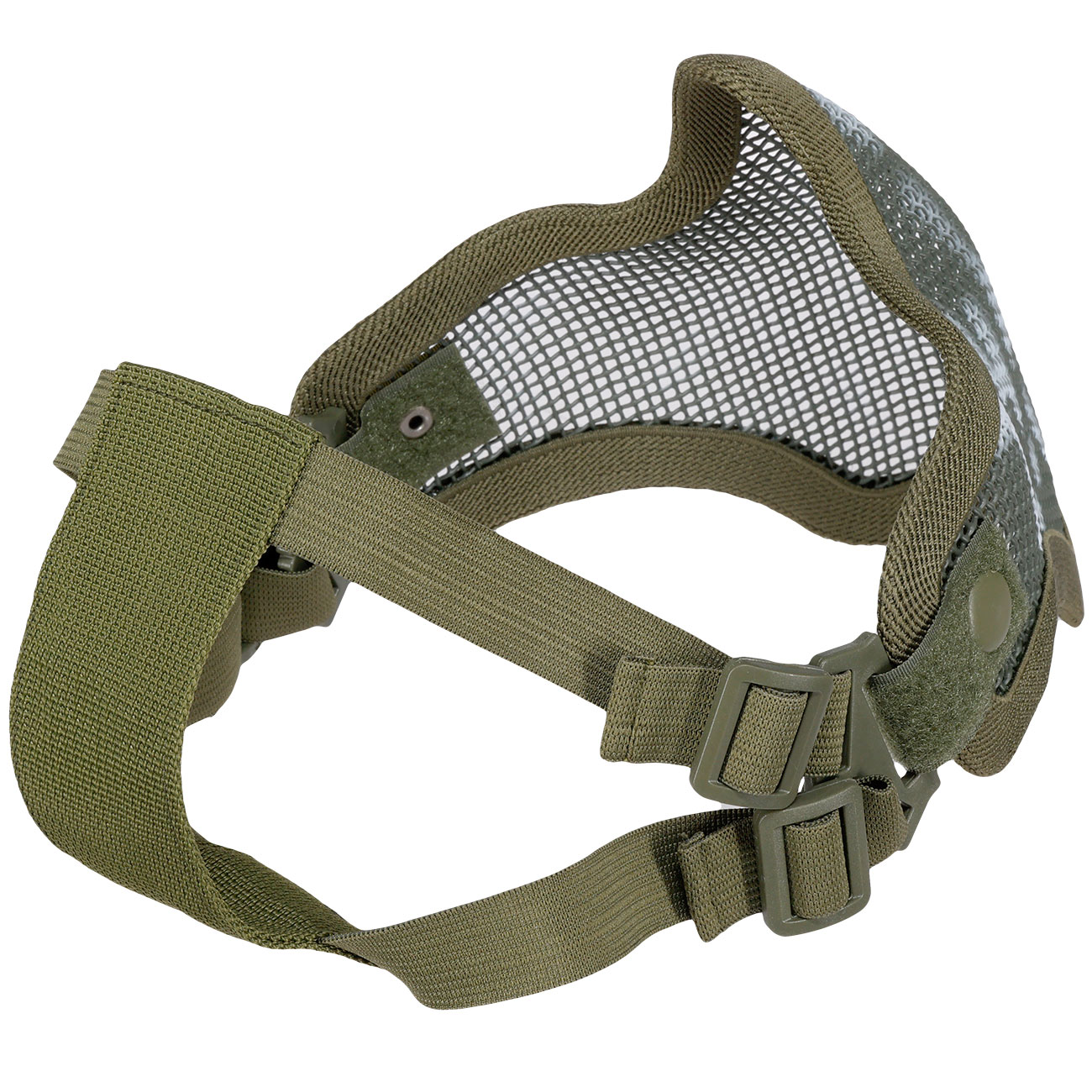 WoSport WST Scout V1 Airsoft Gittermaske Lower Face OD Skull Bild 7