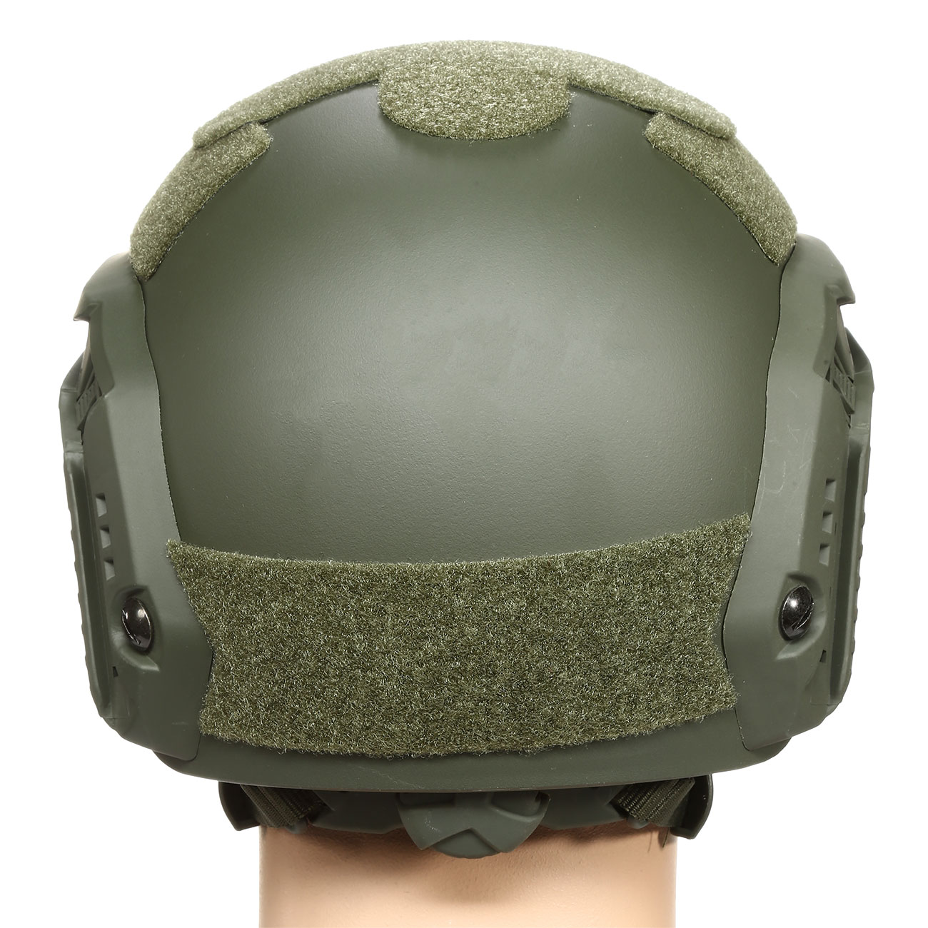 nHelmet FAST Maritime Standard Railed Airsoft Helm mit NVG Mount oliv Bild 4