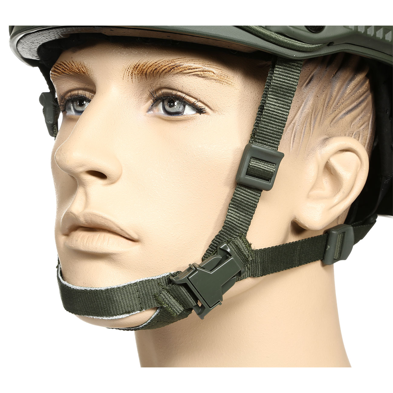 nHelmet FAST Maritime Standard Railed Airsoft Helm mit NVG Mount oliv Bild 1