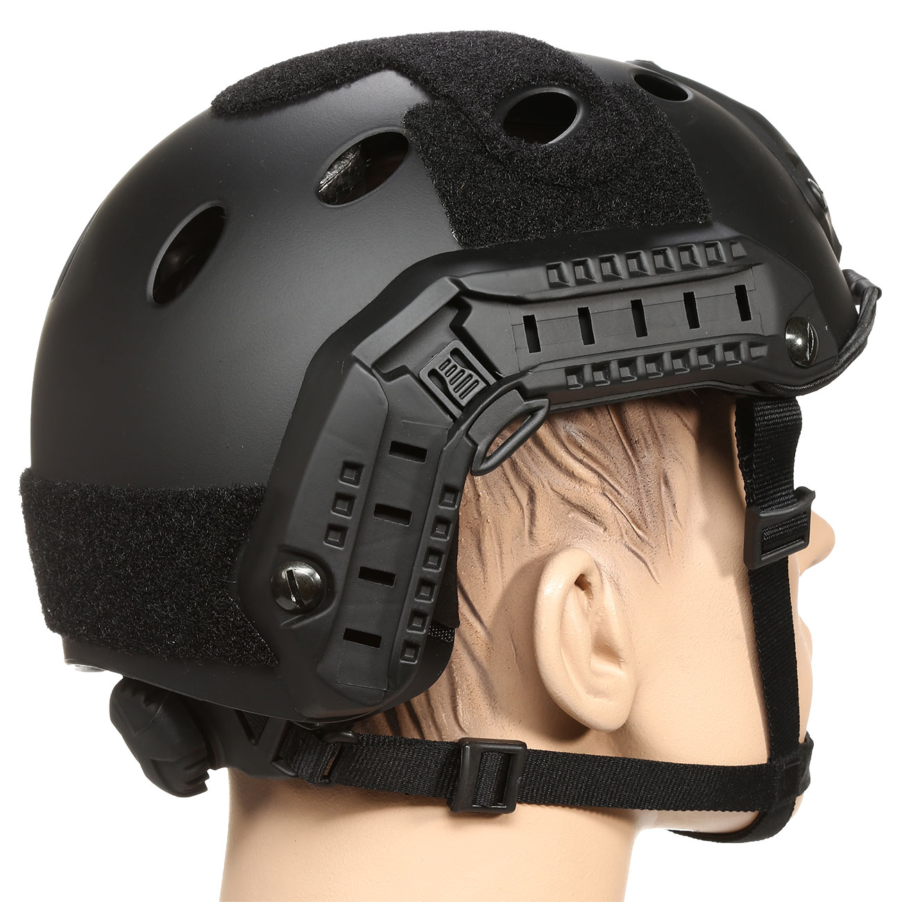 nHelmet FAST PJ Maritime Railed Airsoft Helm mit NVG Mount schwarz Bild 1